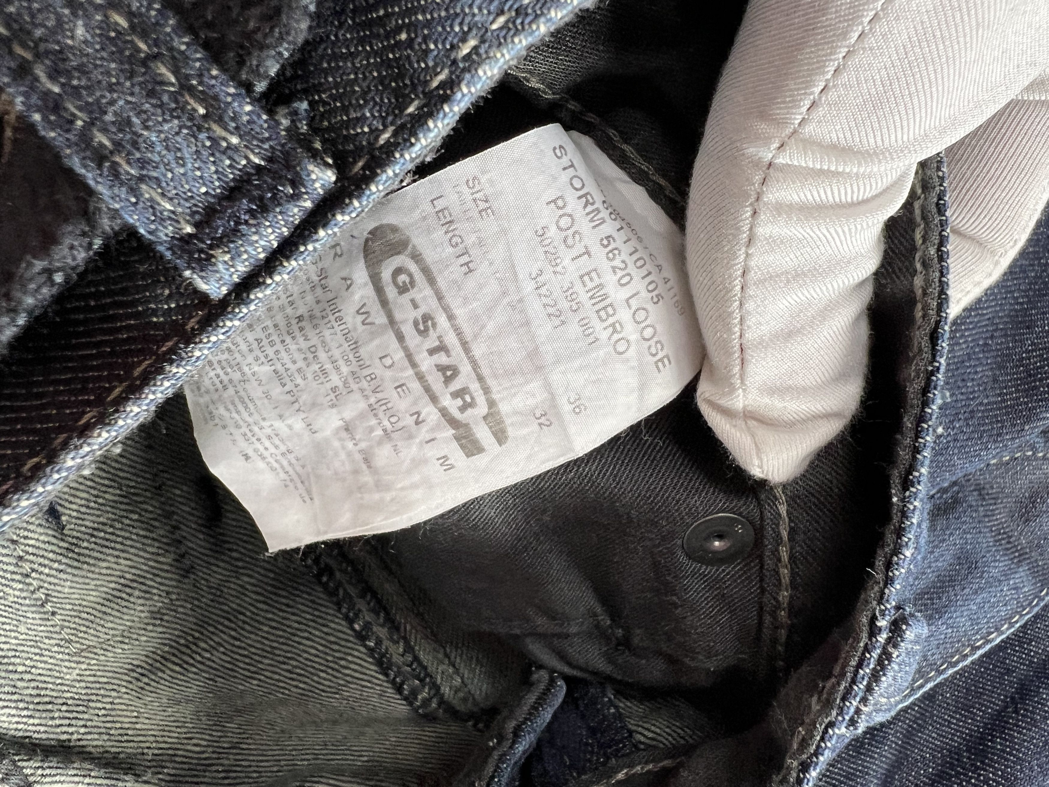 G-Star × Vintage Vintage G-star Cargo Denim Jeans 36x32 Size US 36 / EU 52 - 4 Thumbnail