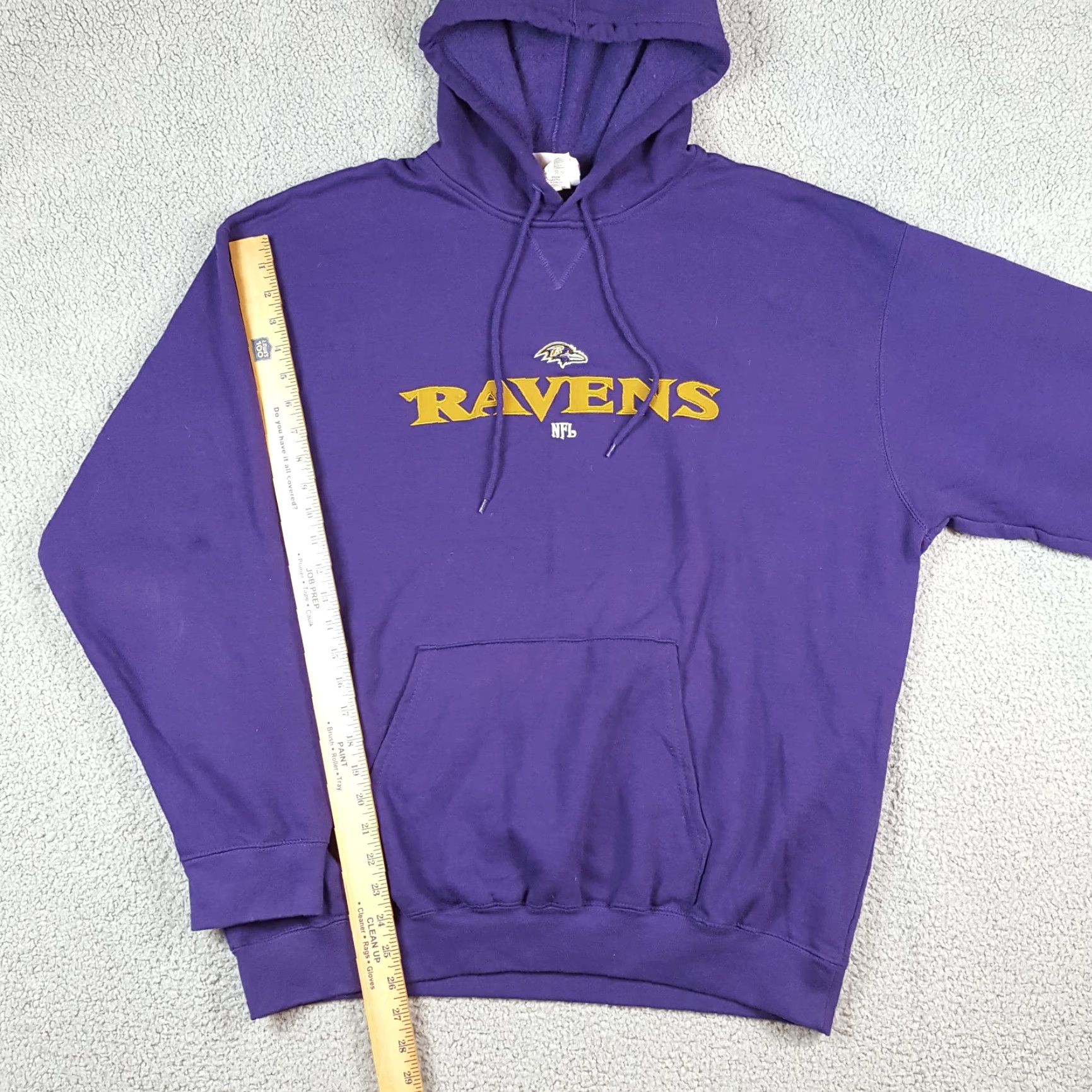NFL VINTAGE NFL Baltimore Ravens Hoodie Pullover Sweatshirt Mens XL Purple Y2K Retro Sports Size US XL / EU 56 / 4 - 3 Thumbnail