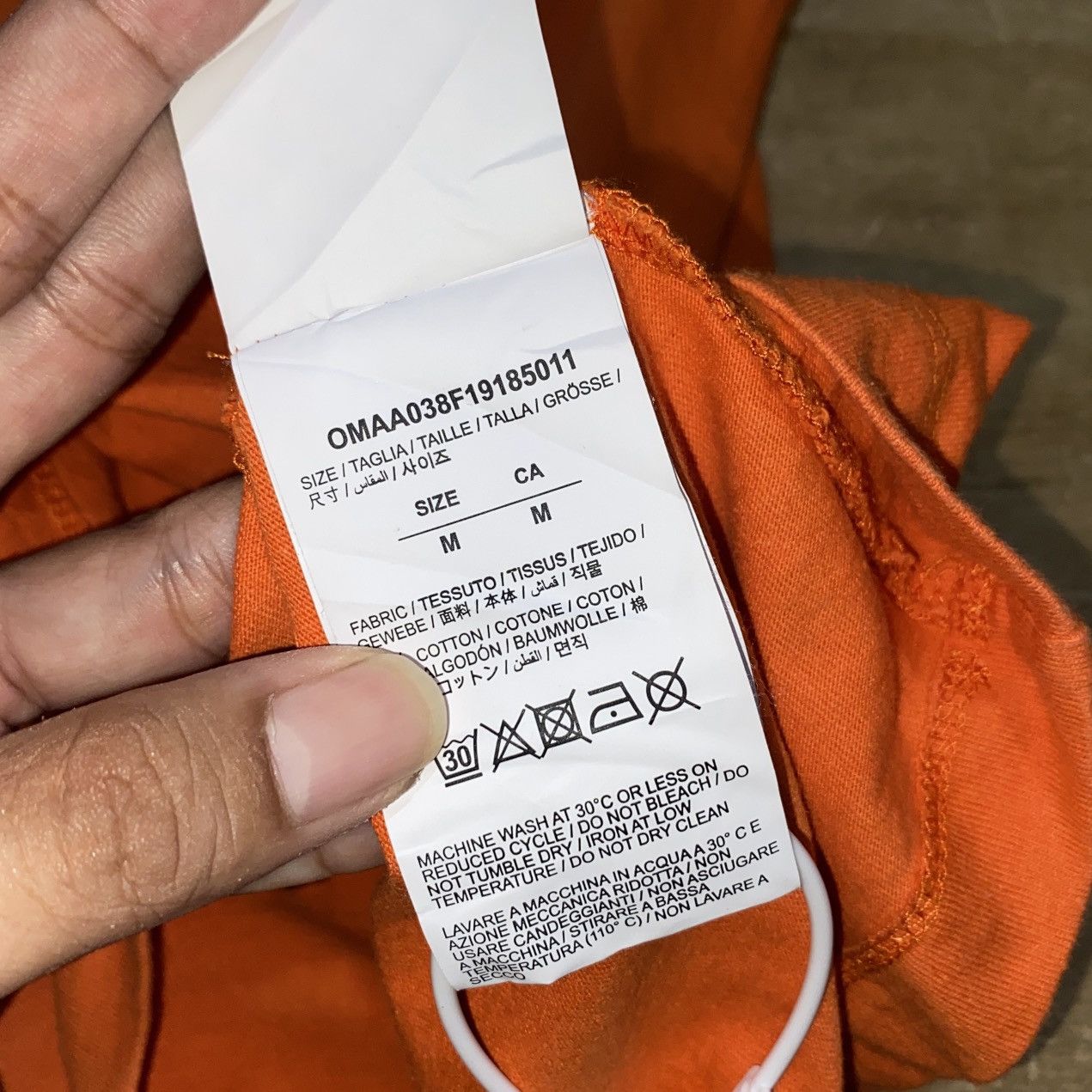 Off-White Off white abstract arrow logo T-shirt over size Size US M / EU 48-50 / 2 - 12 Thumbnail