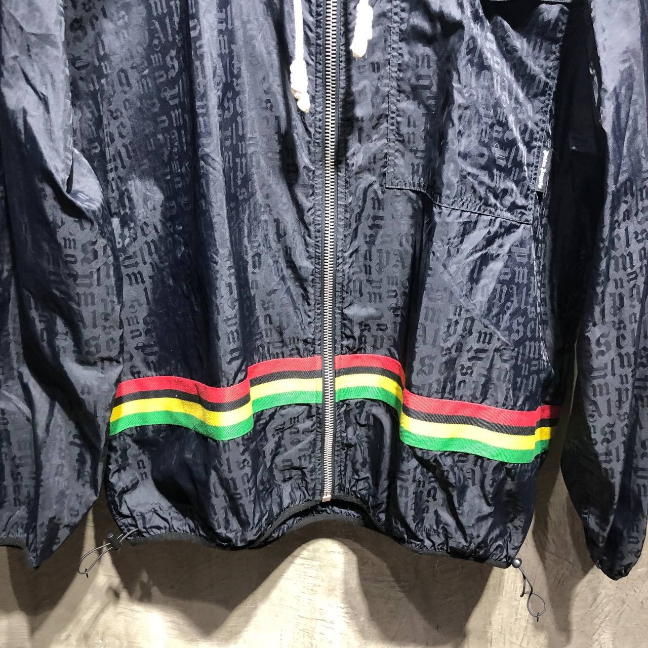Palm Angels Palm Angels Monogram AOP zip up windbreaker jacket Size US XXL / EU 58 / 5 - 13 Thumbnail