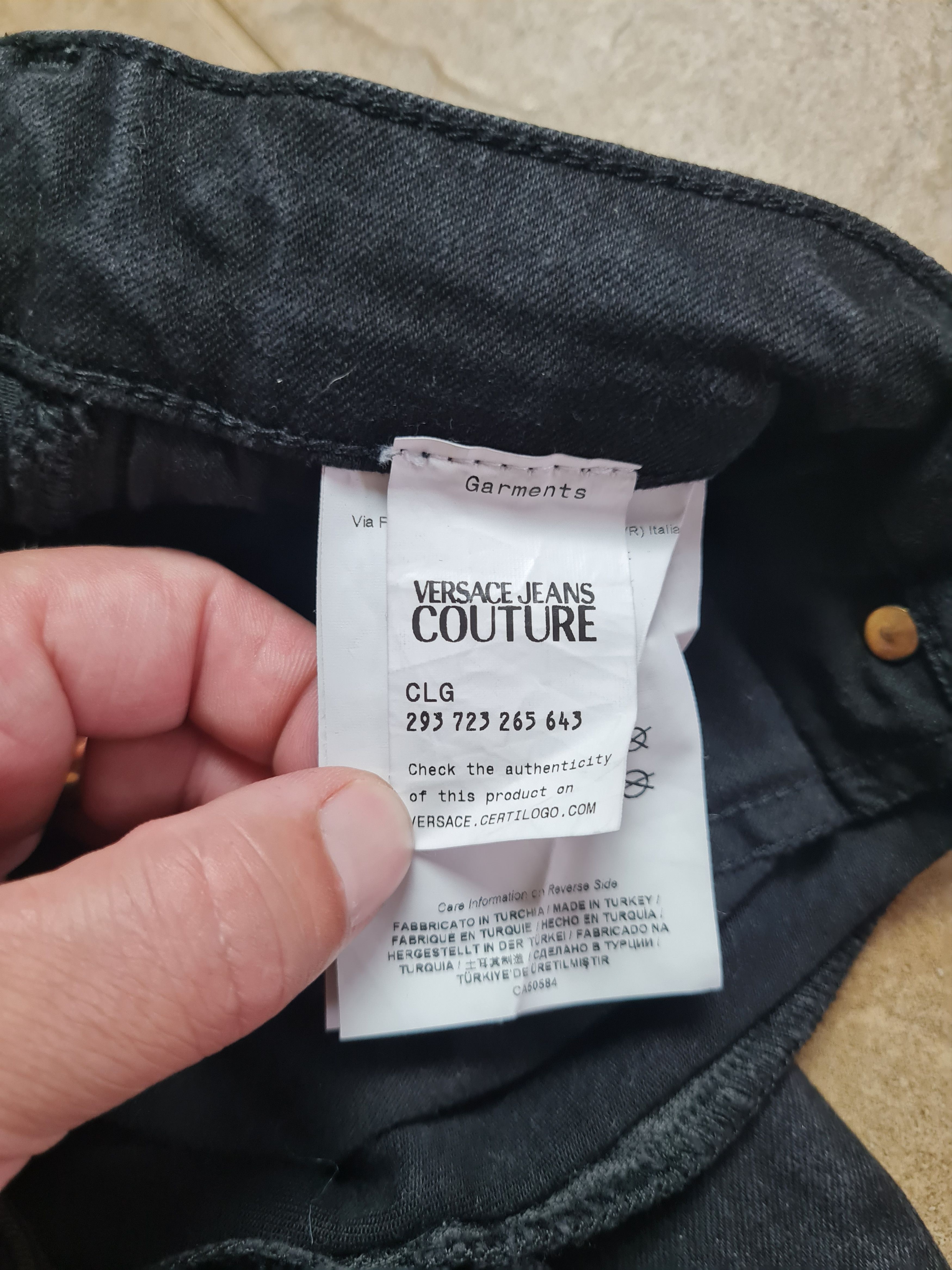 Versace Jeans Couture VINTAGE VERSACE JEANS COUTURE DENIM BIG LOGO TAG IT 44 Size US 28 / EU 44 - 3 Thumbnail