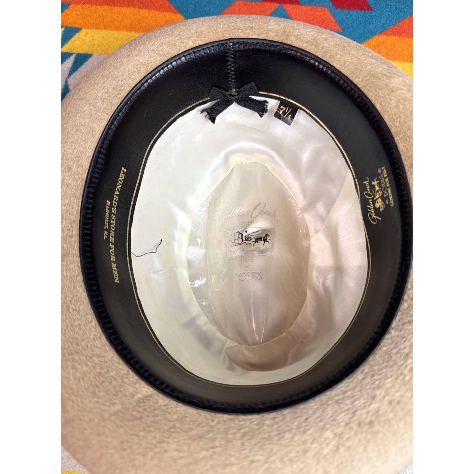 Coach VINTAGE Golden Coach By Dobbs Fur Felt Hat Cap 7 1/4 Good pre owned condition Mens Size ONE SIZE - 6 Thumbnail