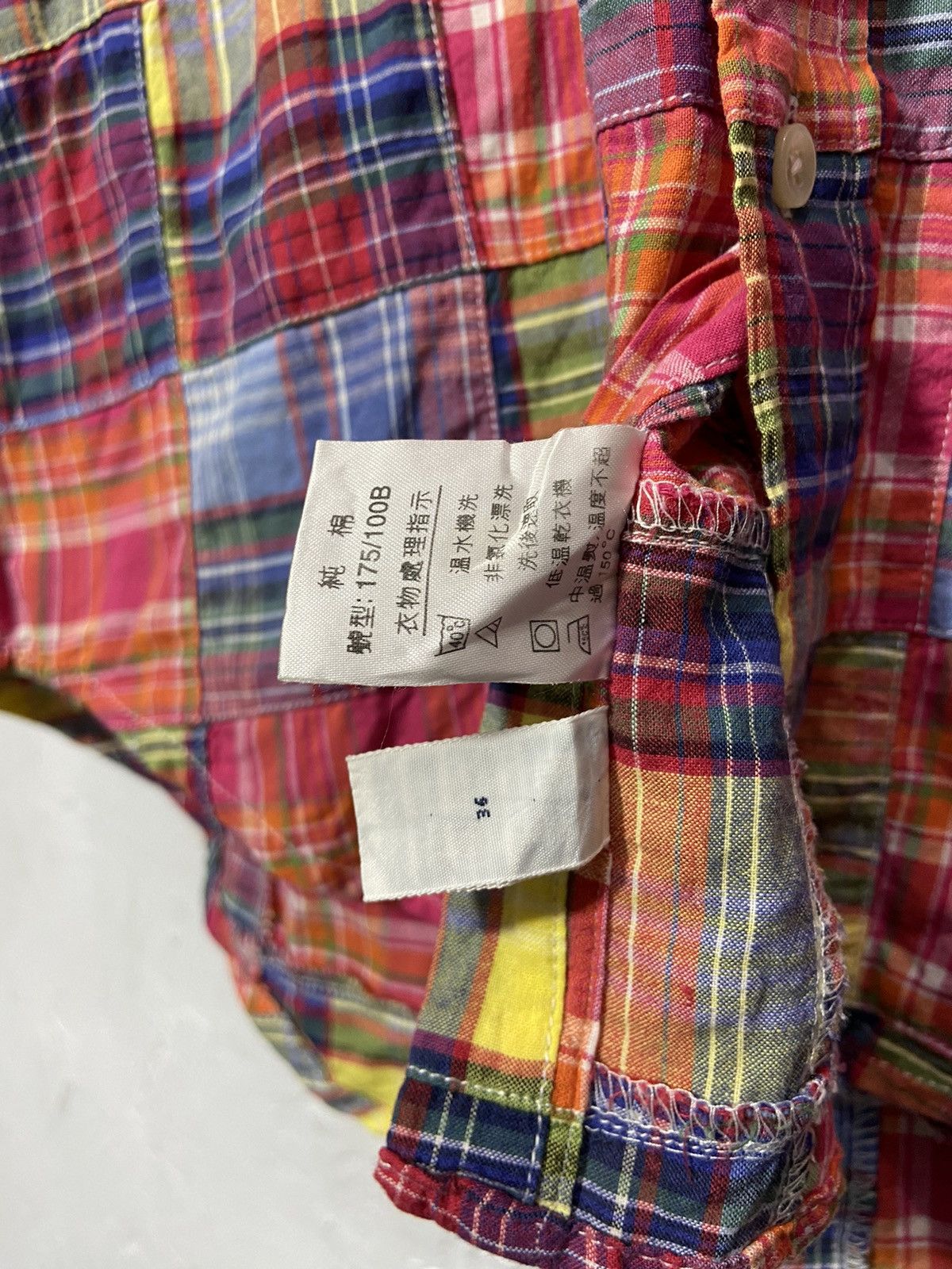 RRL Ralph Lauren Vintage Polo Ralph Lauren Patchwork Shirt Kapital Style Size US M / EU 48-50 / 2 - 10 Thumbnail