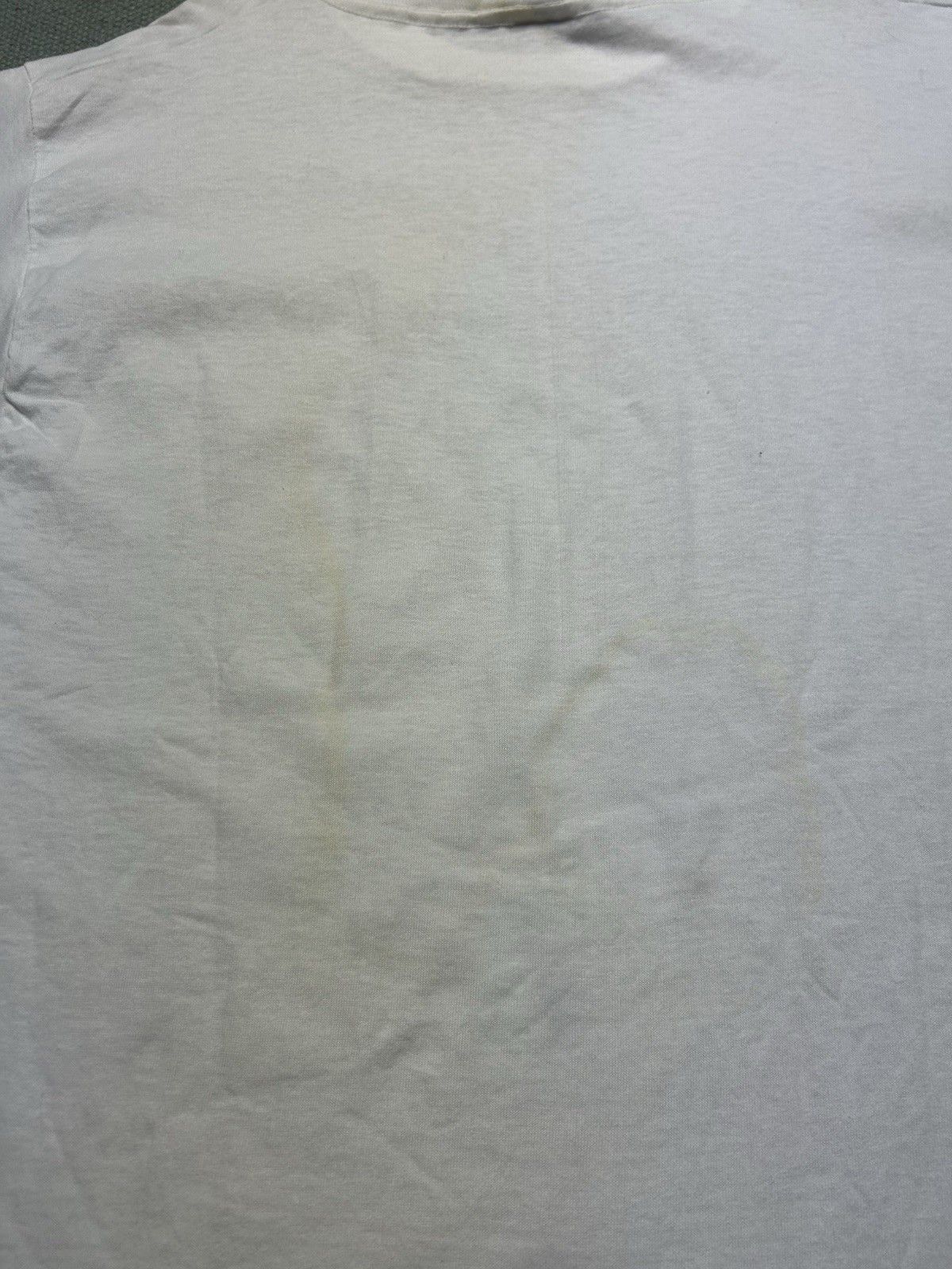 Vintage Vtg 90s blank white t shirt fruit the loom DEADSTOCK large Size L / US 10 / IT 46 - 10 Thumbnail