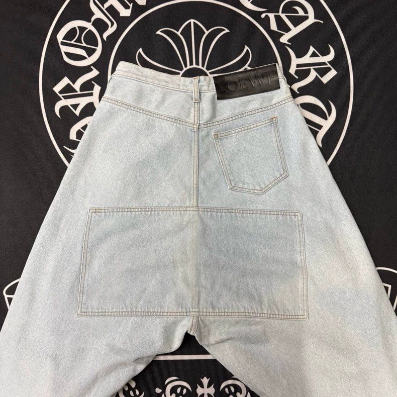 Loewe LOEWE Light blue wide leg jeans Size 24" / US 00 / IT 34 - 3 Thumbnail