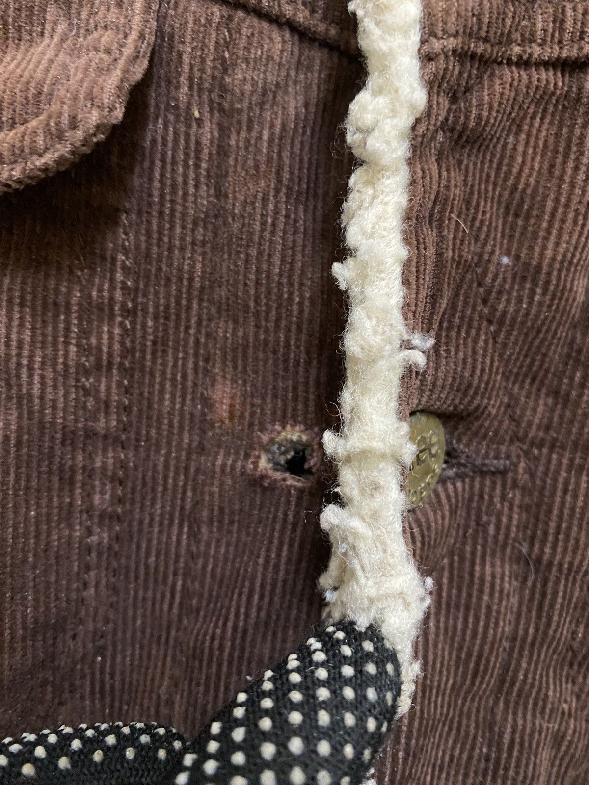 Lee Vintage Lee Storm Rider Corduroy Sherpa Jacket Brown – Men’s Size US L / EU 52-54 / 3 - 12 Thumbnail