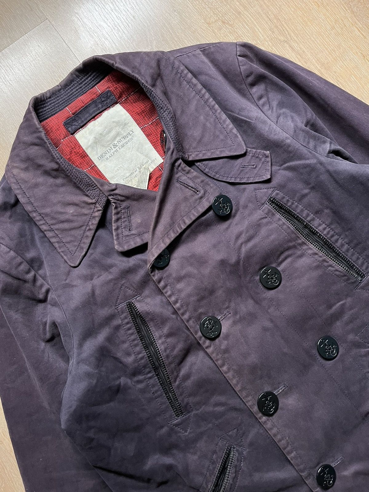 Denim & Supply Ralph Lauren Ralph Lauren Denim and Supply Heavy Weight Peacoat Size US XL / EU 56 / 4 - 2 Thumbnail