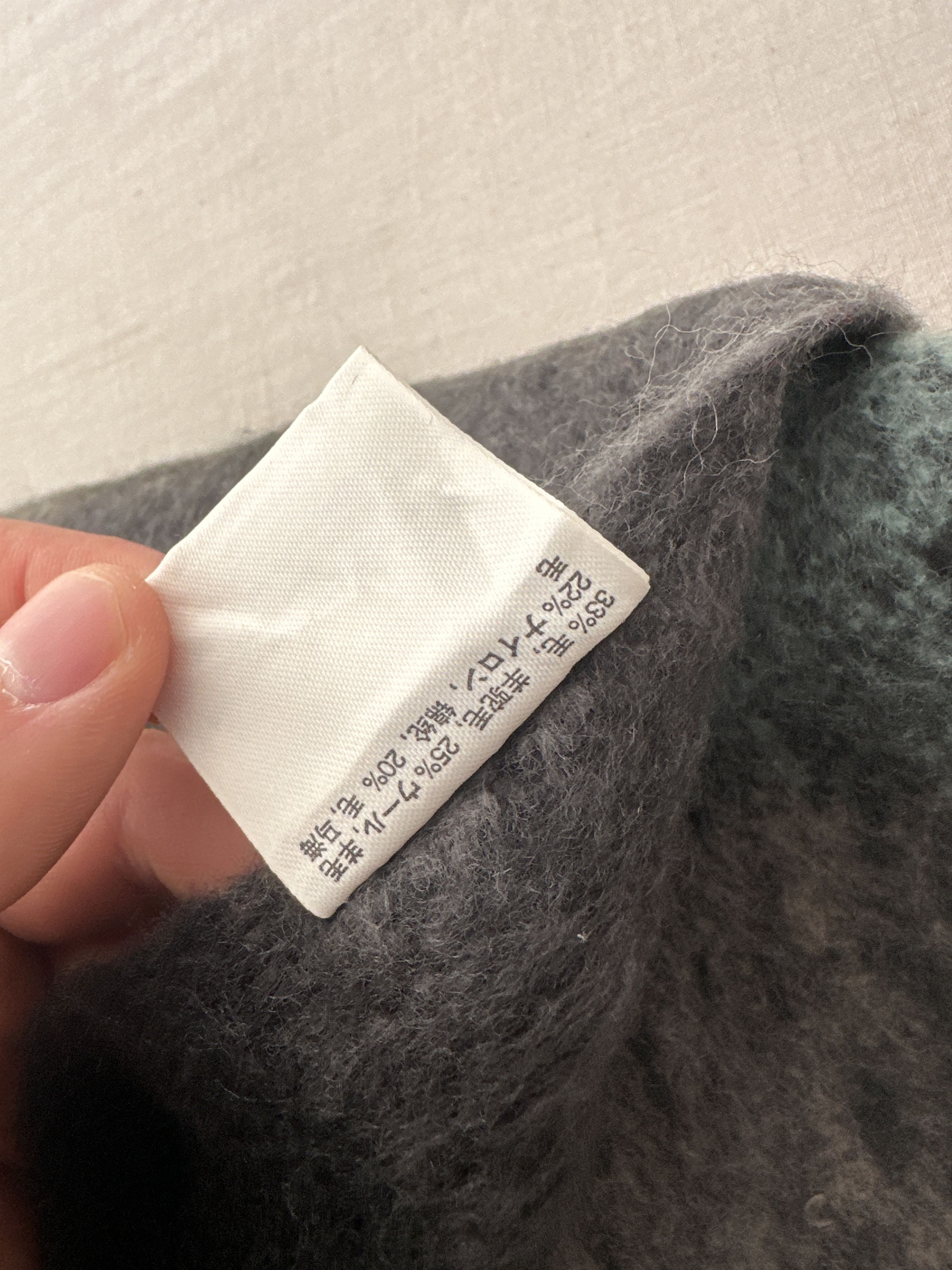 Acne Studios Acne Studios Wool Blend Check Scarf Gray Large 250x 35 cm Size ONE SIZE - 12 Thumbnail