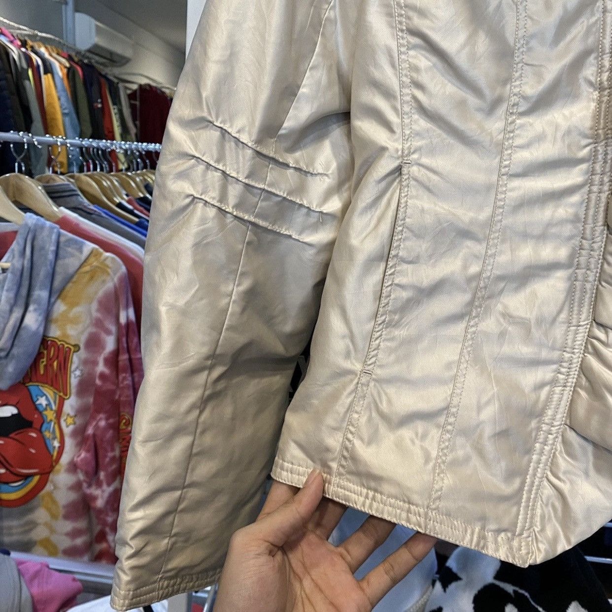 Sonia Rykiel Sonia Rykiel blazer coat in silver white Size S / US 4 / IT 40 - 7 Thumbnail