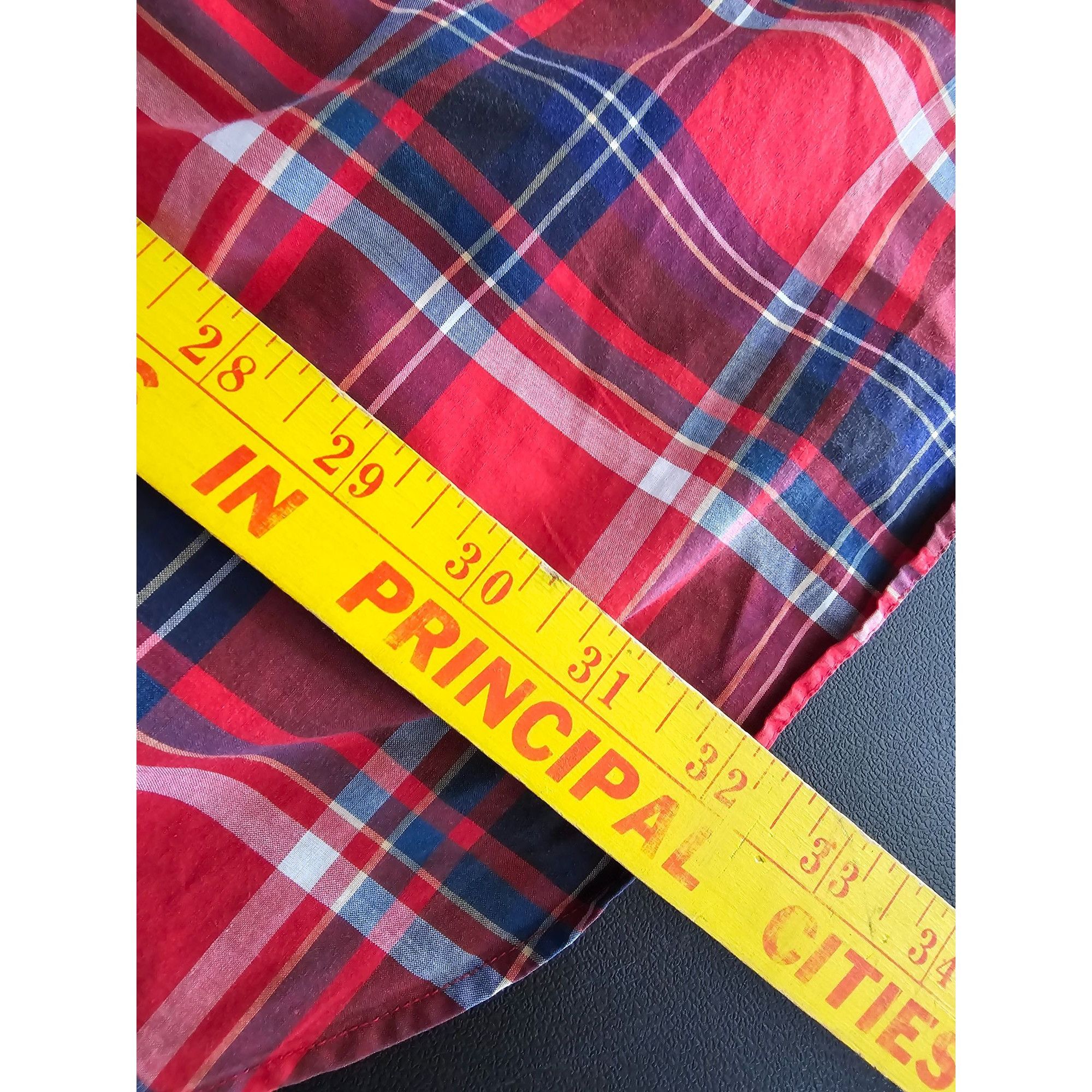 Ralph Lauren Vintage Ralph Lauren Men's Medium Red Plaid Button-Down Shir Size US M / EU 48-50 / 2 - 8 Thumbnail
