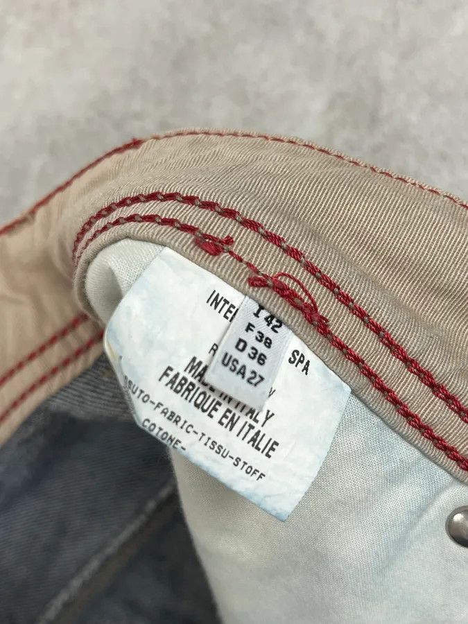 Marithe + Francois Girbaud 2000s Marithé + François Girbaud Large Navy Denim Jeans Size US 30 / EU 46 - 10 Thumbnail