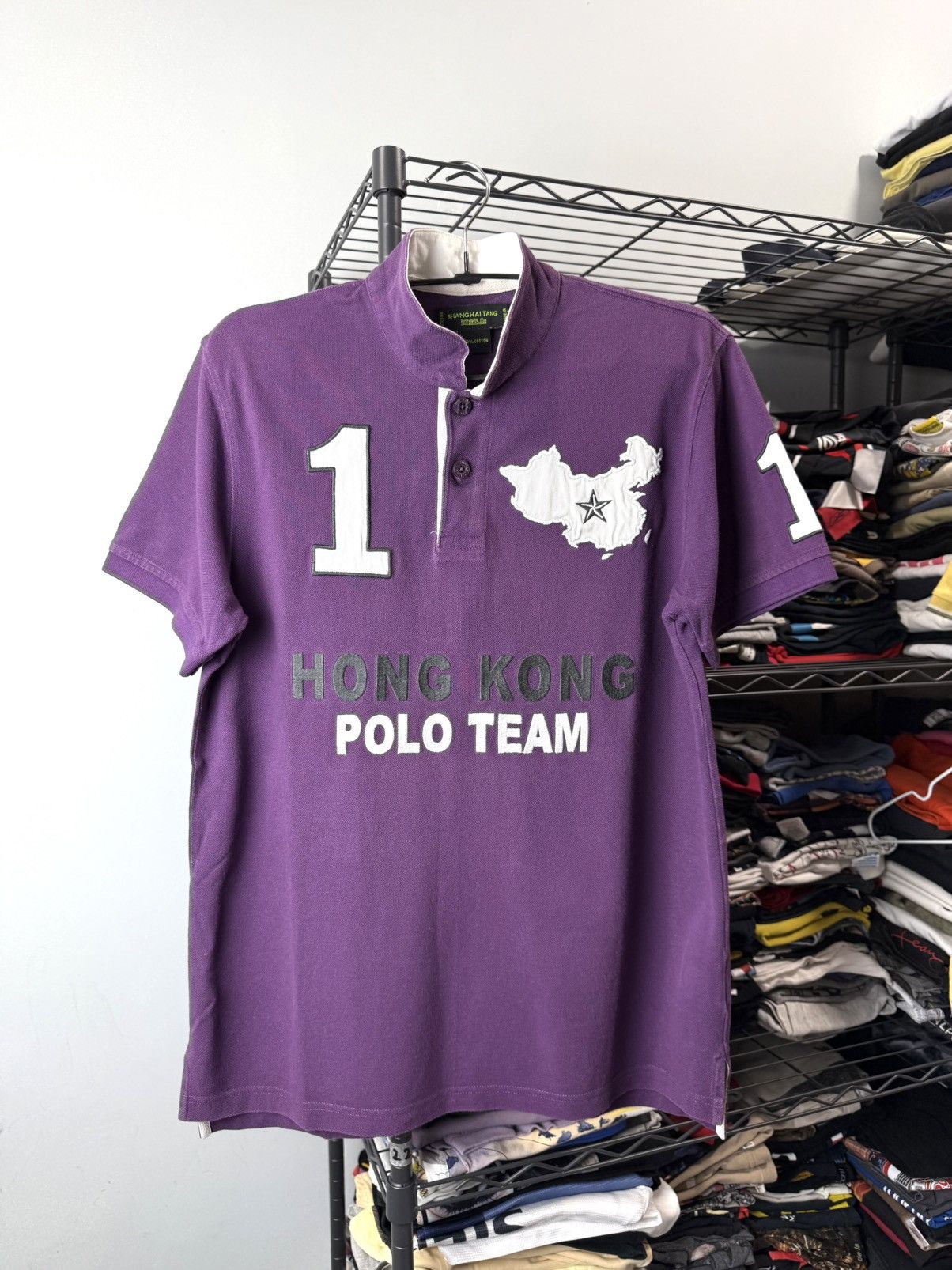 Shanghai Tang Vintage Shanghai Tang Polo T Shirt Hong Kong Ralph Lauren Size US M / EU 48-50 / 2 - 1 Thumbnail