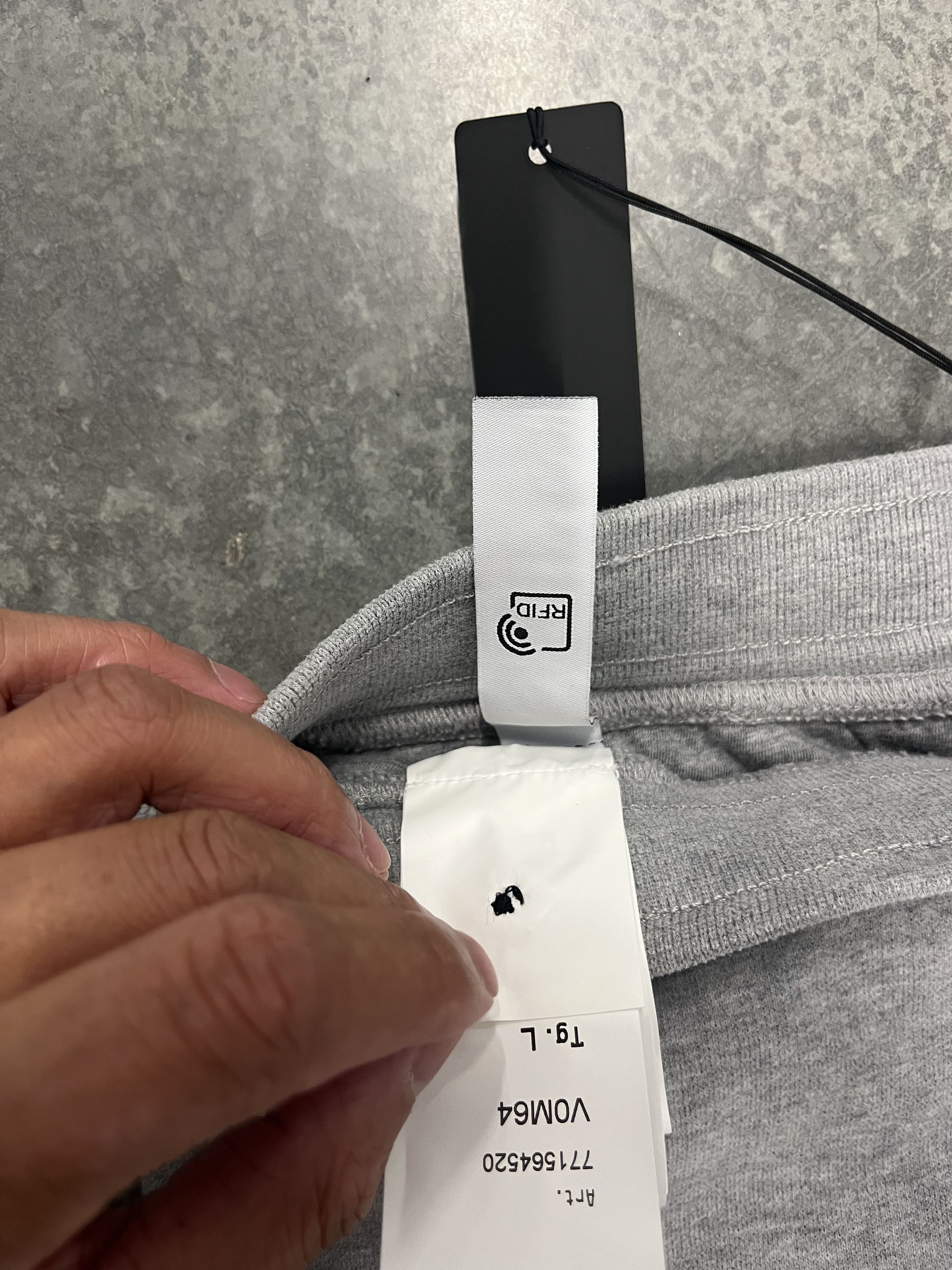 Stone Island Stone Island Logo appliqued Organic cotton jersey Sweatpants Size US 35 - 8 Thumbnail