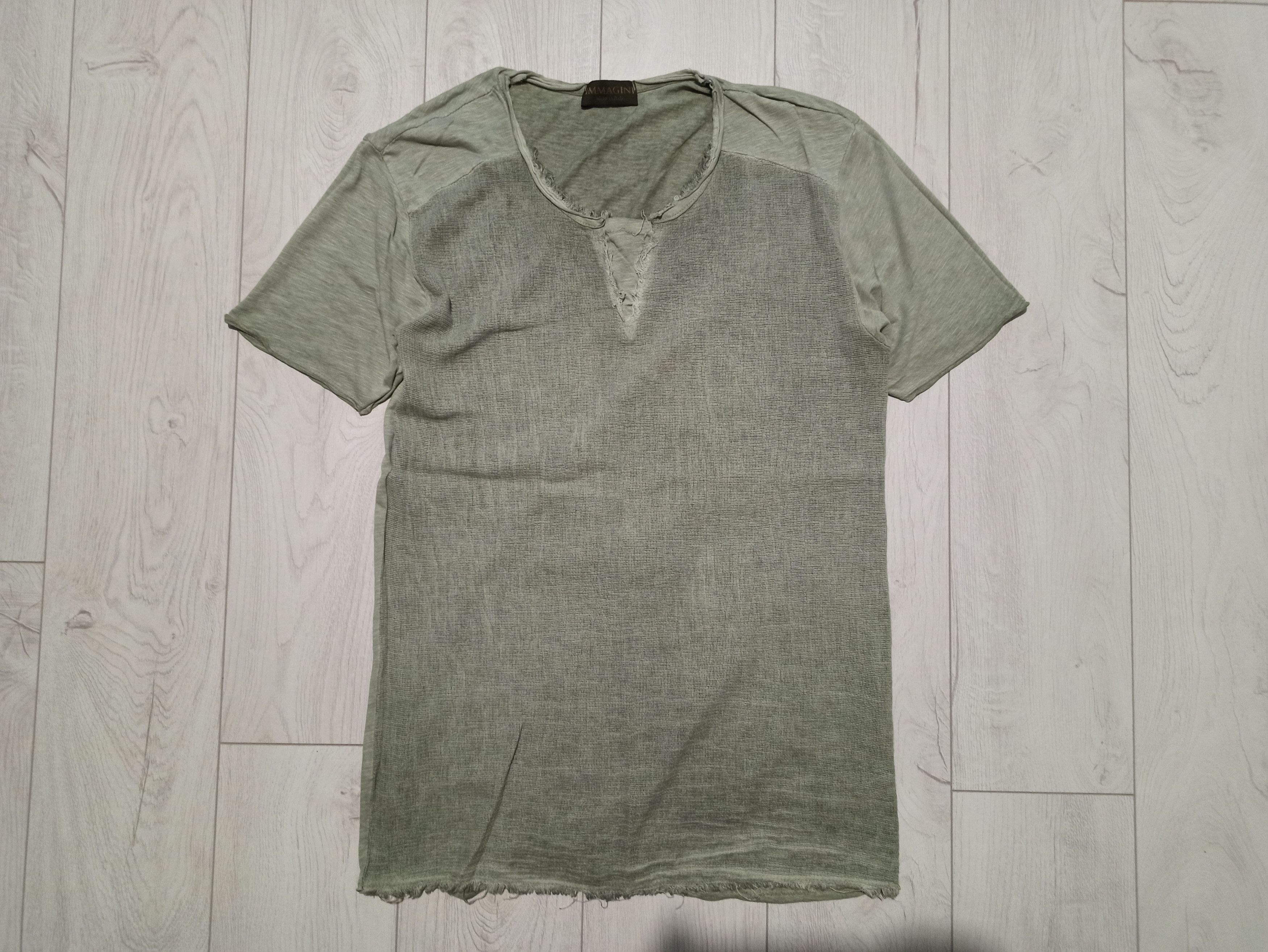 Vintage Immagini linen T shirt Size US L / EU 52-54 / 3 - 1 Thumbnail