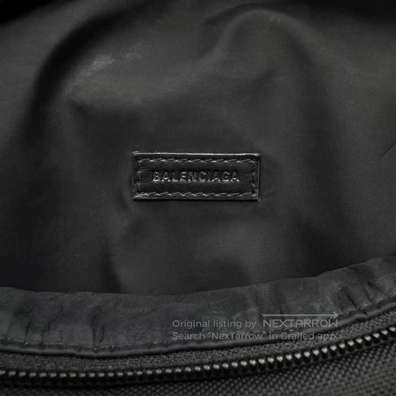 Balenciaga Balenciaga NASA collaboration black letter waist bag. Size ONE SIZE - 4 Thumbnail