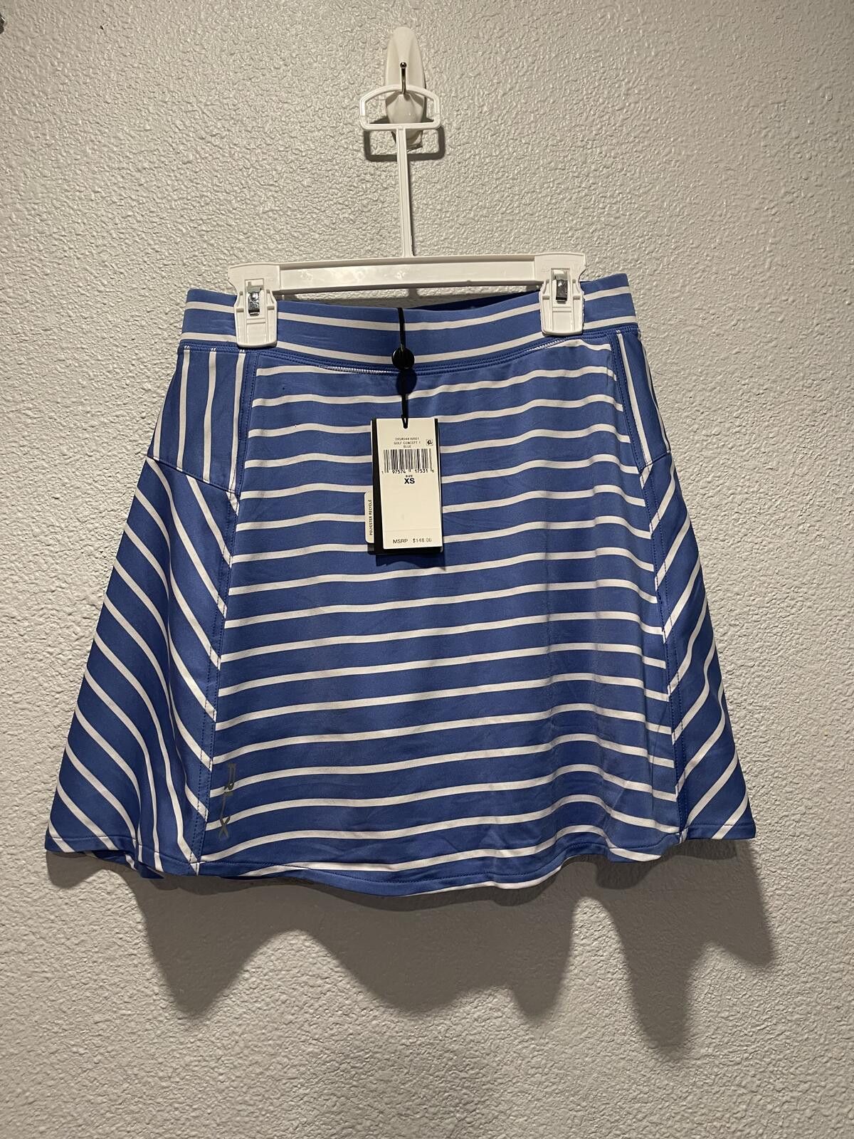 RLX Ralph Lauren RLX Ralph Lauren Blue and White Striped Skirt XS New with T Size 26" / US 2 / IT 38 - 1 Thumbnail