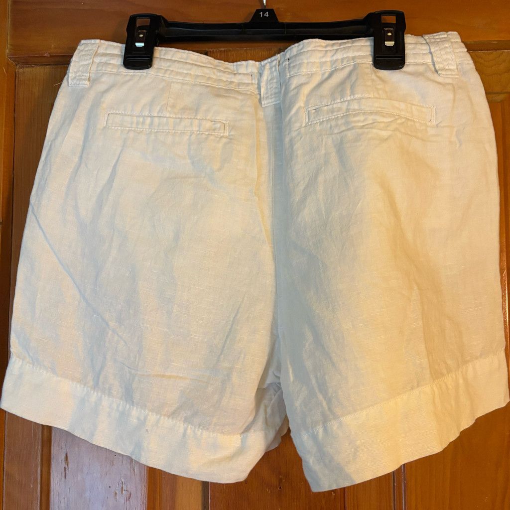 Gap GAP white Linen Shorts Size 25" / US 0 / IT 36 - 3 Thumbnail