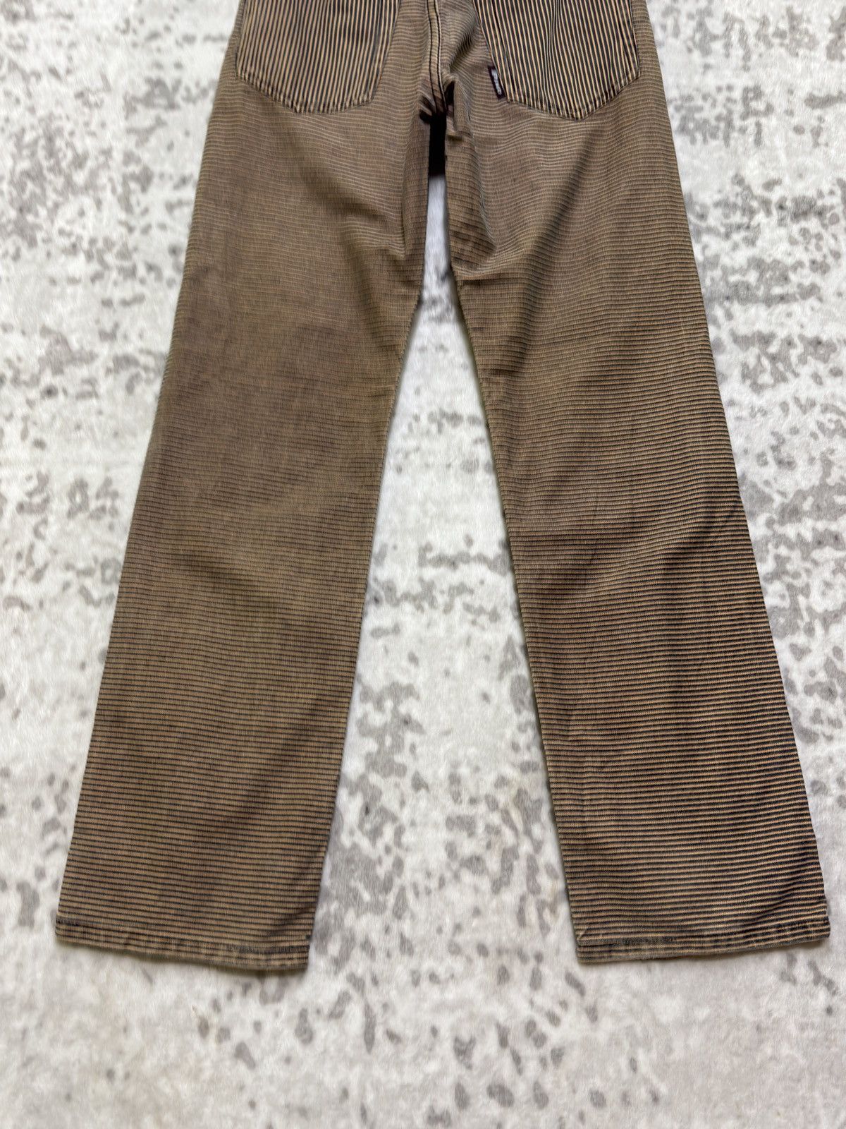 Japanese Brand Vintage Piko Hickory Striped Denim Jeans Size US 28 / EU 44 - 12 Thumbnail