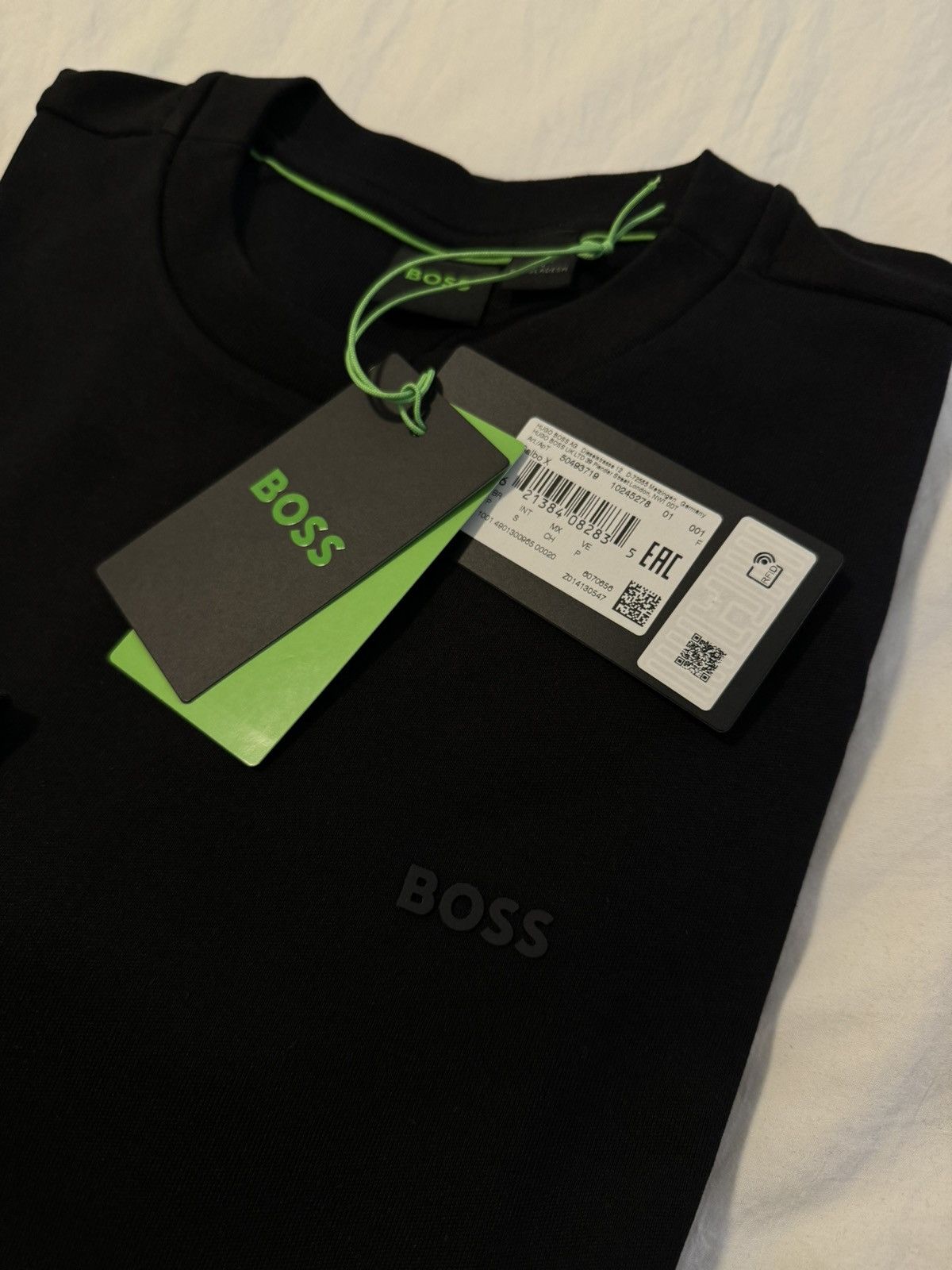 Hugo Boss Interlock Cotton Sweatshirt with Logo Size US S / EU 44-46 / 1 - 4 Thumbnail