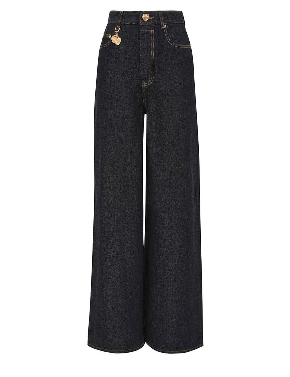 Zimmermann oc11z1025 Crush Straight Jeans in Blue Size 26" / US 2 / IT 38 - 1 Thumbnail