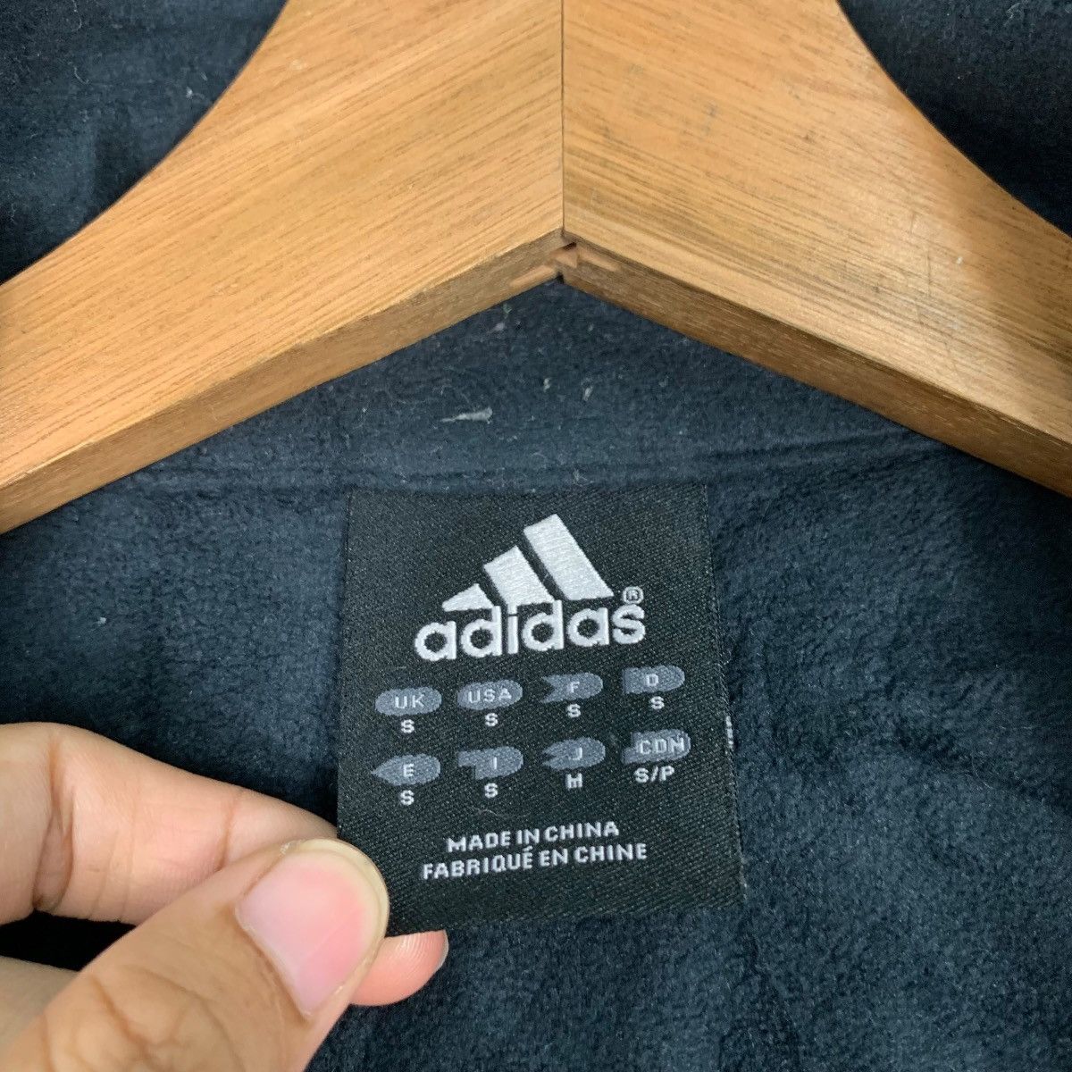 Adidas ADIDAS Hybrid Fleece Jacket #1231-C56 Size US S / EU 44-46 / 1 - 16 Thumbnail