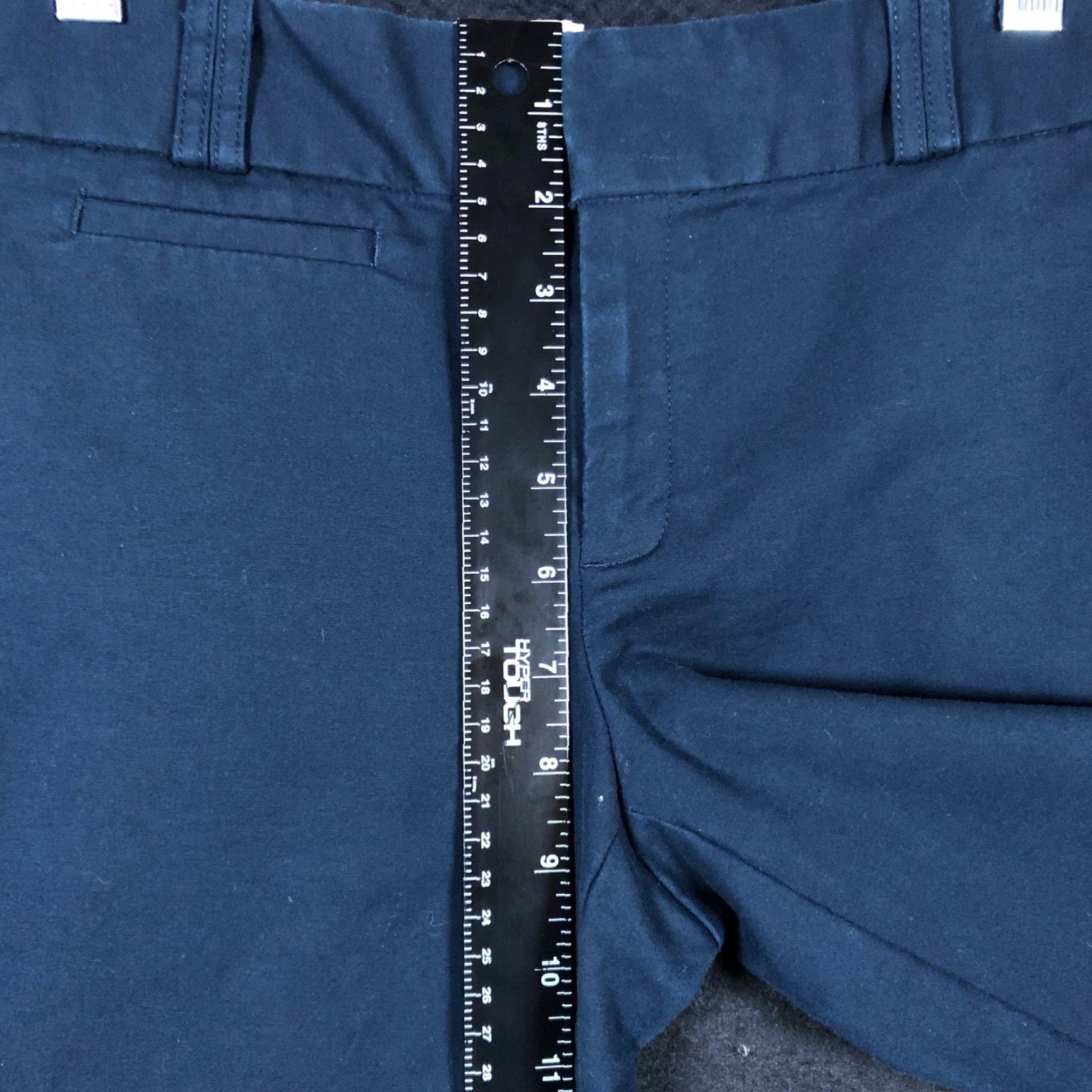 Banana Republic Banana Republic Women Pants Blue Martin Fit Straight Leg Workwear Stretch Adult 6 Solid Twill Dress Pants Size 30" / US 8 / IT 44 - 7 Thumbnail