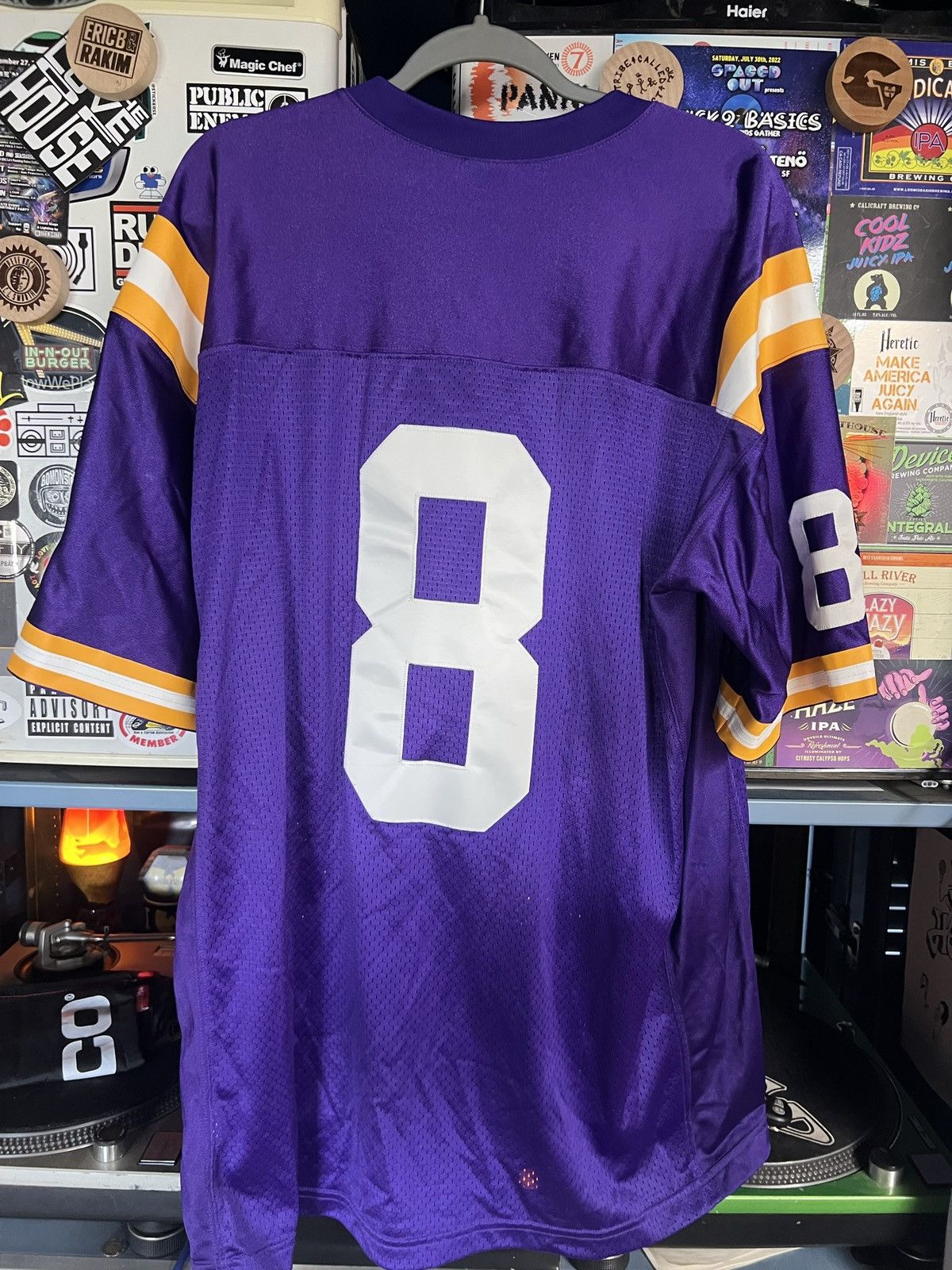 Nike Y2K LSU Tigers #8 Nike Team Jersey Size US XL / EU 56 / 4 - 3 Thumbnail