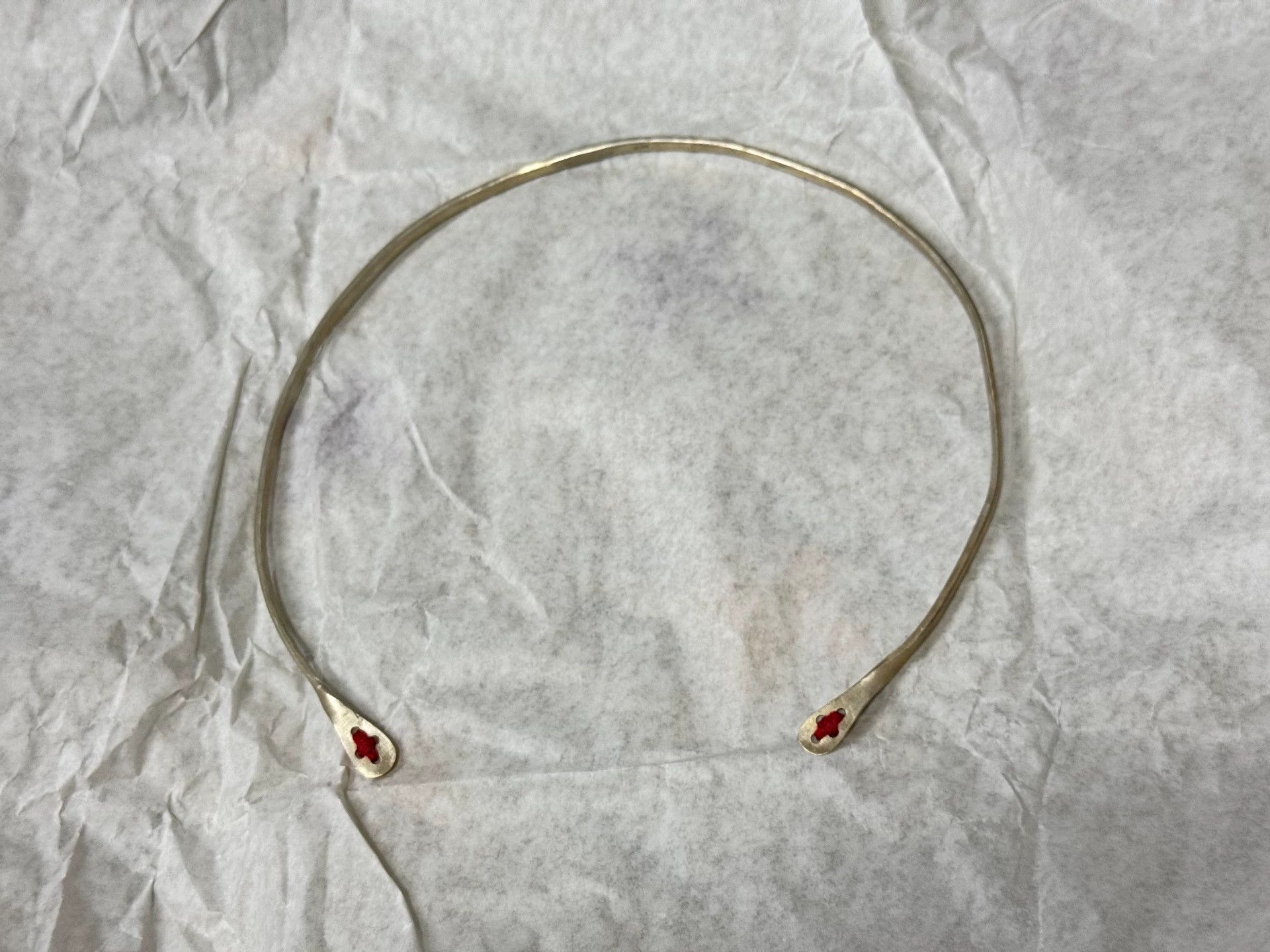Ma+ maurizio amadei m.a+ A-NS3 red cord cross necklace Size ONE SIZE - 4 Thumbnail