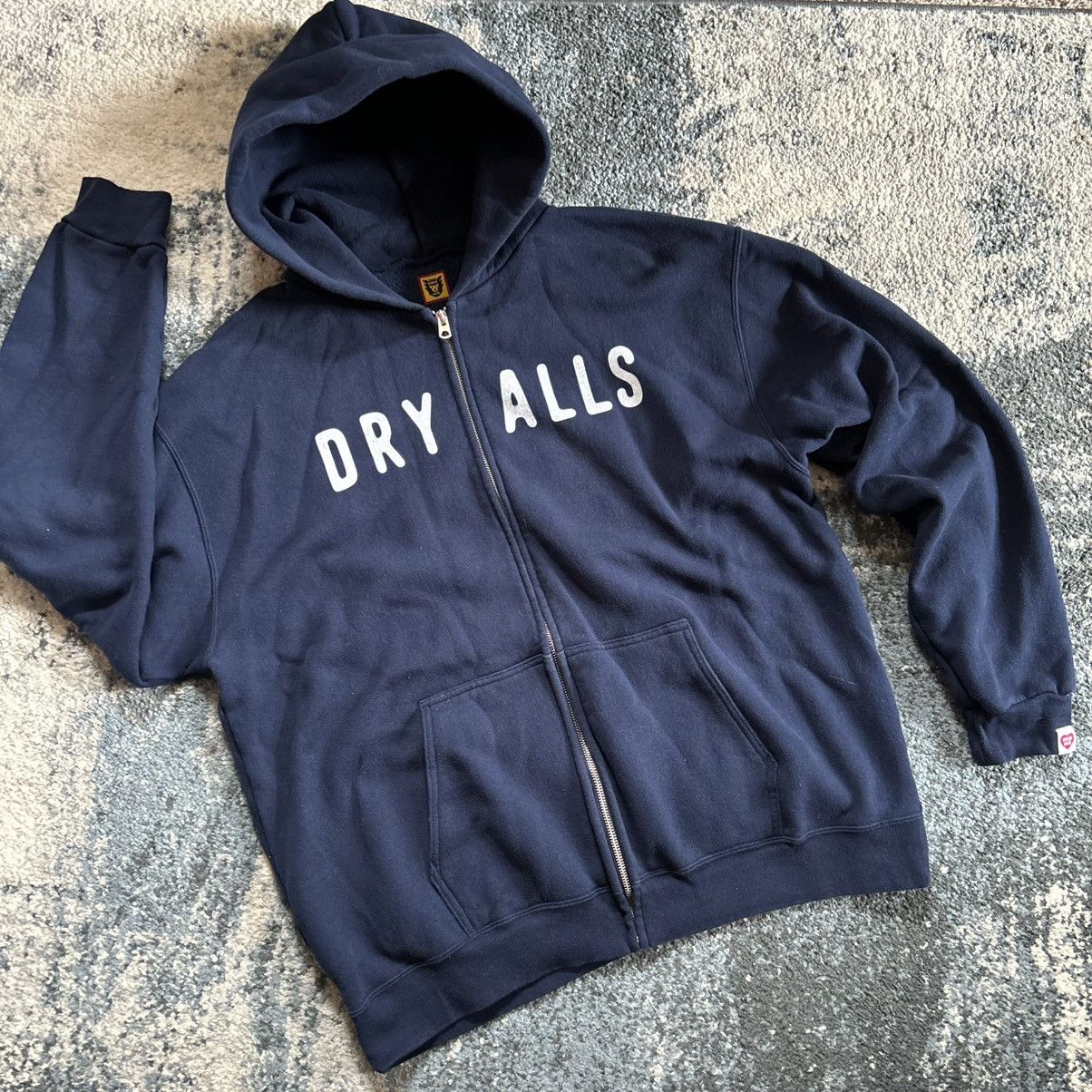 Human Made 2018 NAVY BLUE HM DRY ALLS ZiP UP HOODiE SWEATSHiRT iNDiGO Size US XXL / EU 58 / 5 - 16 Thumbnail