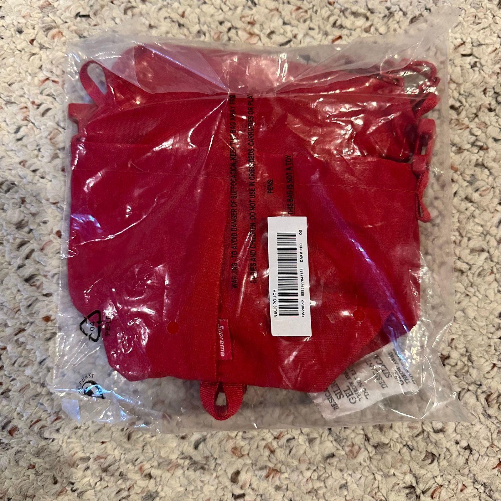 Supreme Supreme Neck Pouch Side Bag Red Summer Side Shoulder Cordura Size ONE SIZE - 3 Thumbnail