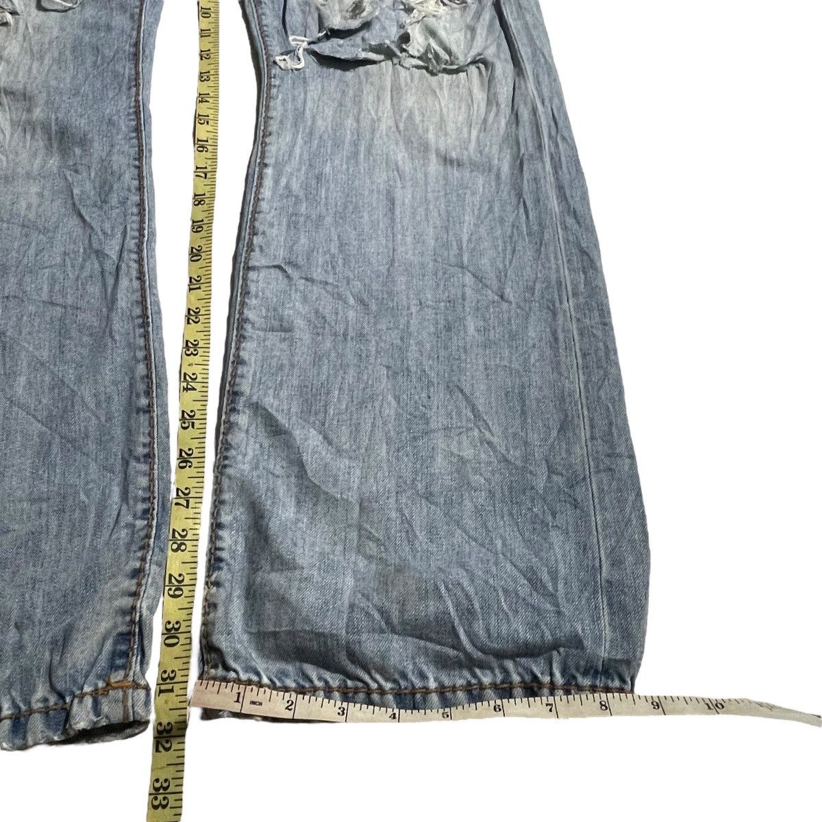 Emporio Armani Vintage Emporio Armani Distressed Jeans Size US 36 / EU 52 - 16 Thumbnail