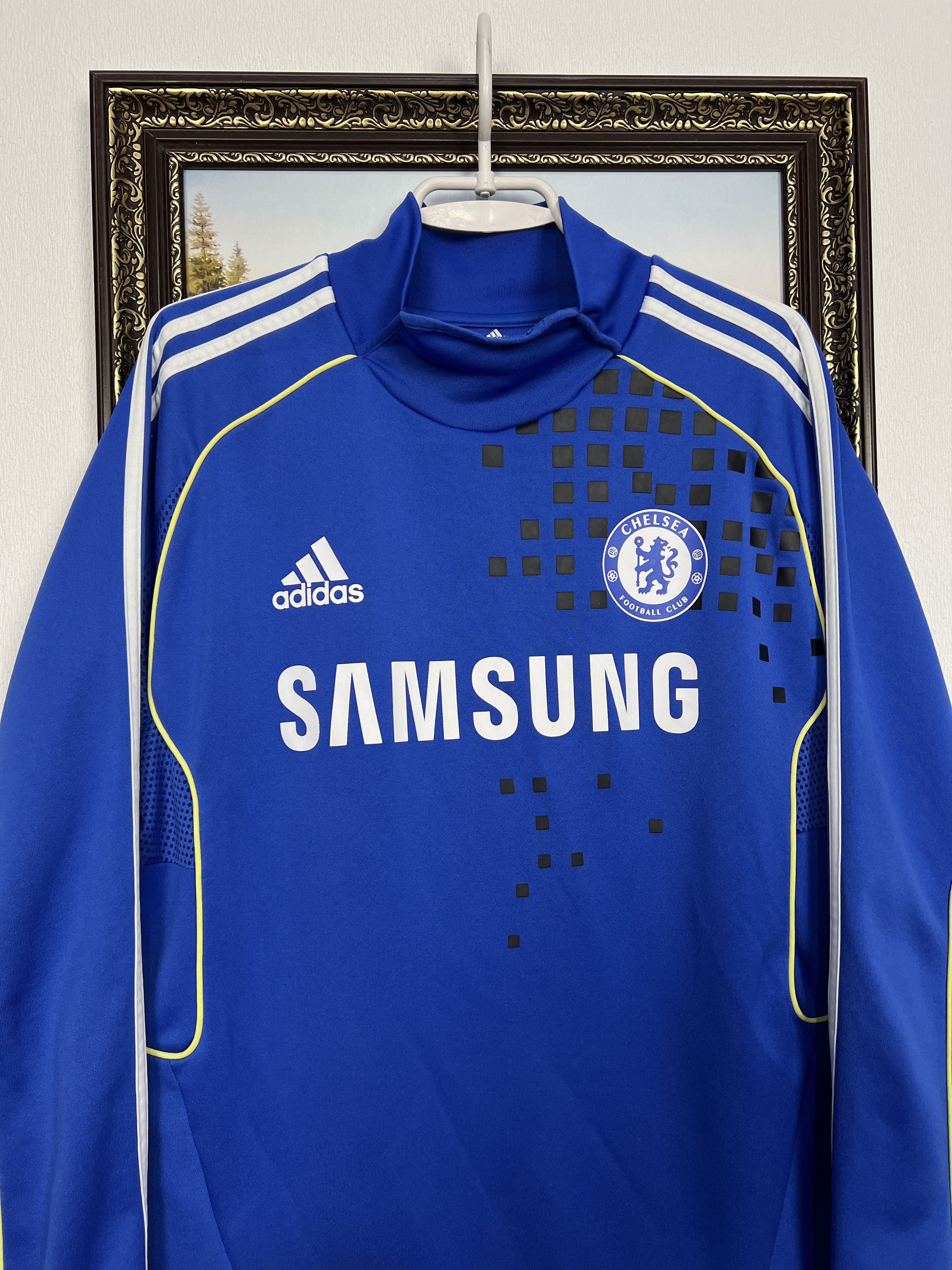 Adidas Chelsea Player Issue Train Sweatshirt Jacket Track Top Size US L / EU 52-54 / 3 - 2 Thumbnail
