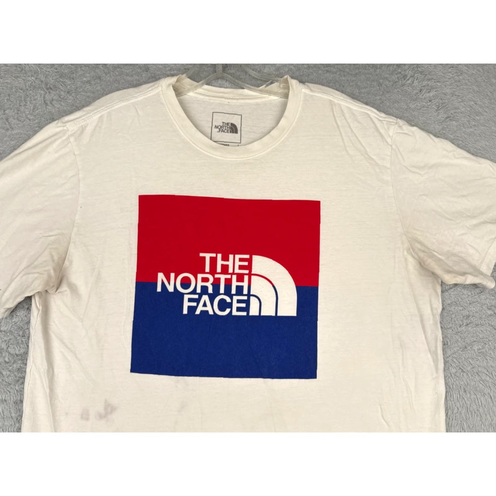 The North Face The North Face Shirt Men Large White Short Sleeve Crew Cotton Breathable Logo Size US L / EU 52-54 / 3 - 4 Thumbnail