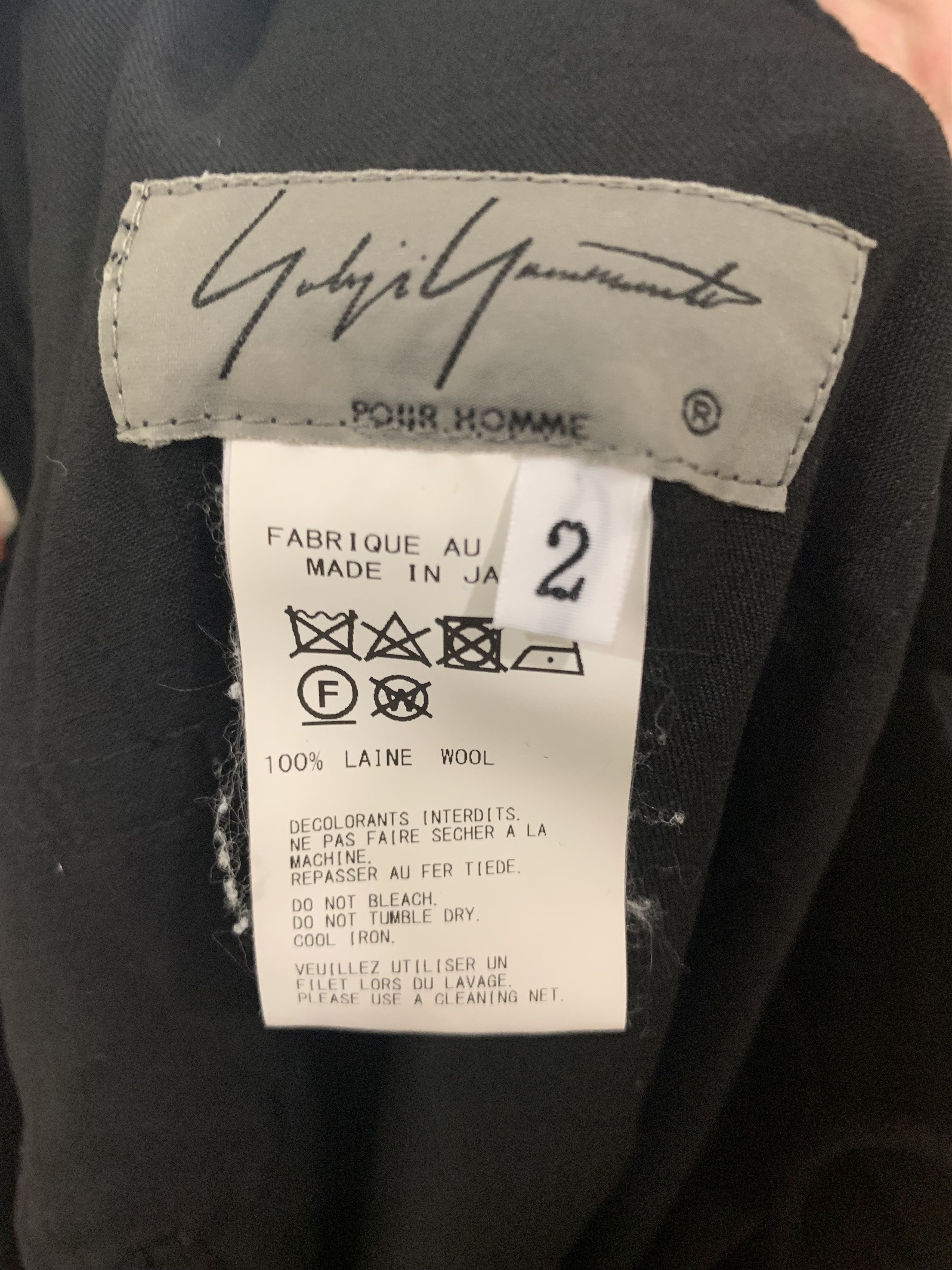 Yohji Yamamoto Yohji Yamamoto SS20 wool wrap pants Size US 32 / EU 48 - 2 Thumbnail