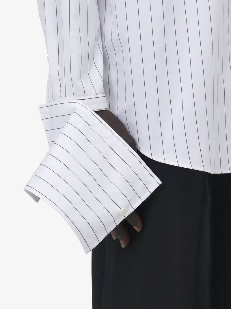 Alexander McQueen o1srvl11e0226 Wide Stripe Shirt In White Size US XL / EU 56 / 4 - 7 Thumbnail