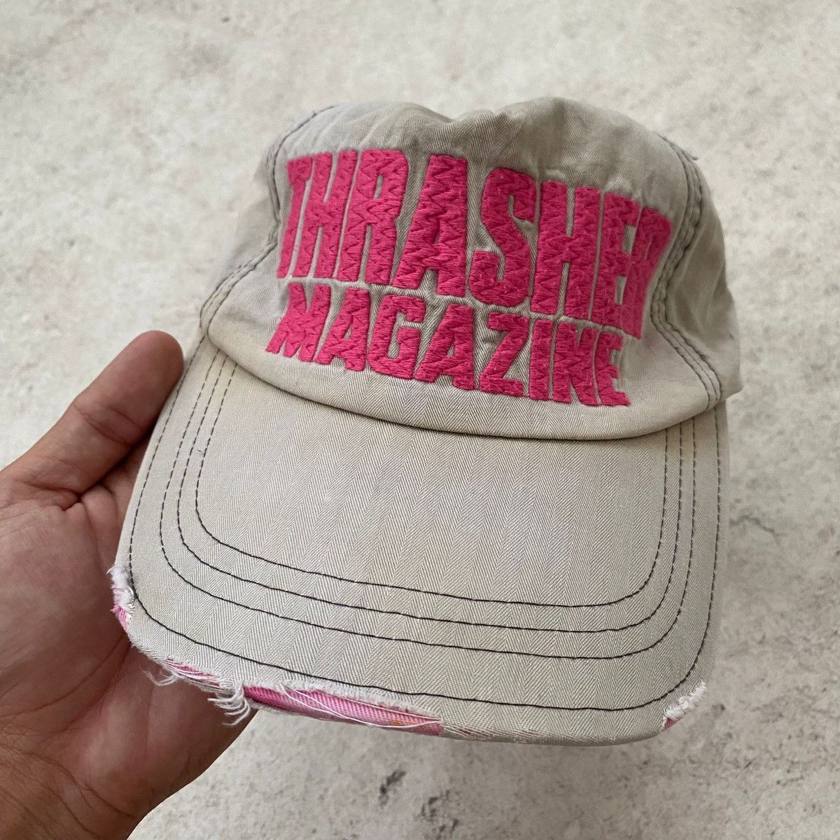 Thrasher Hat Og Vintage Embroidery Logo