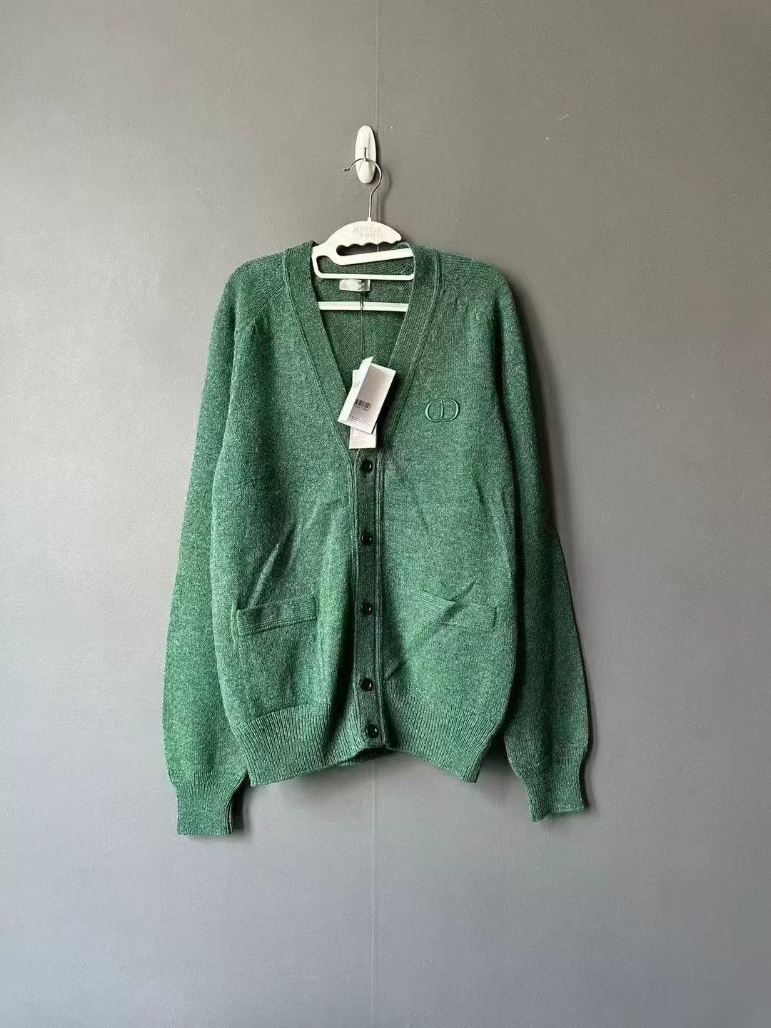 Dior Dior Green CD Wool Cardigan Size US M / EU 48-50 / 2 - 1 Thumbnail