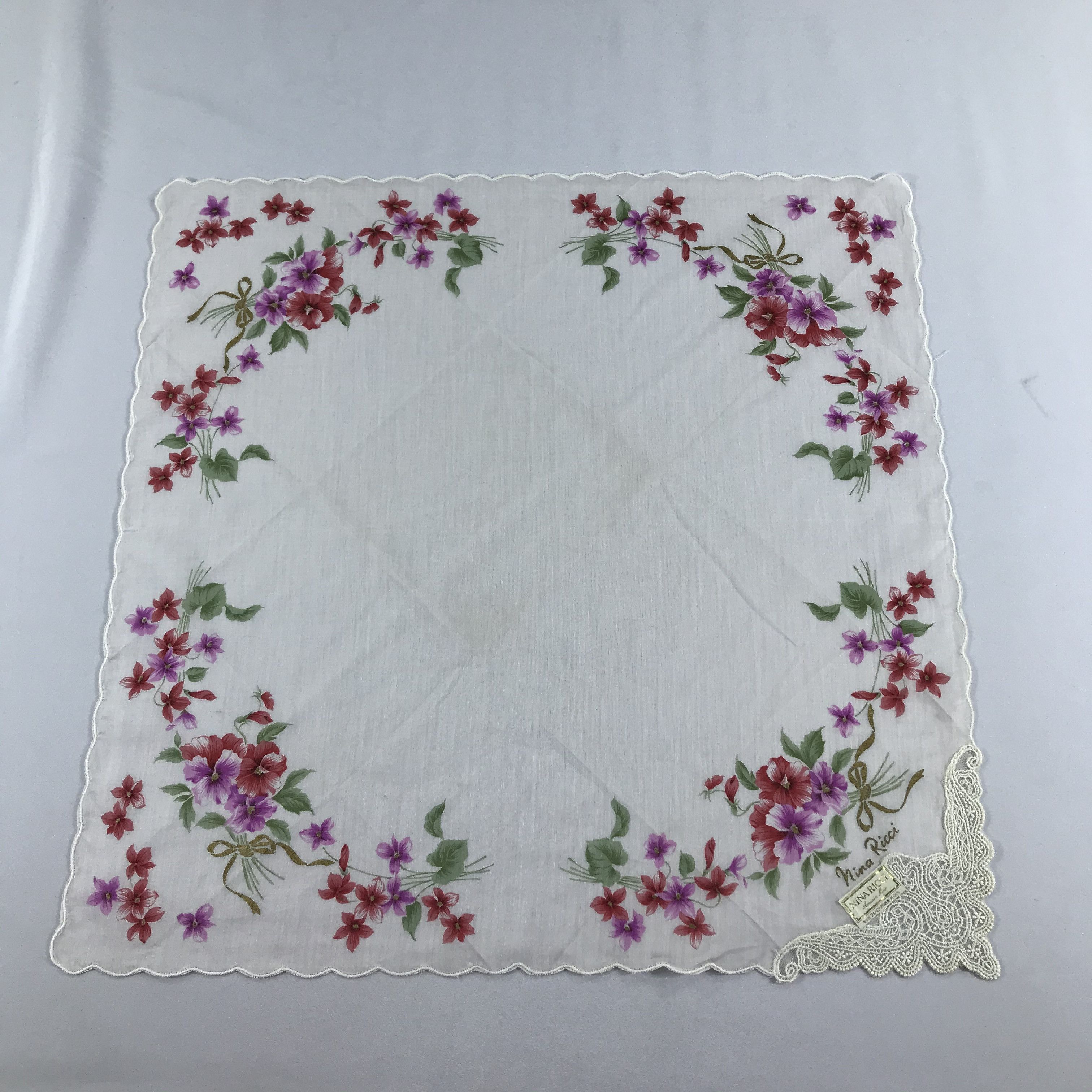 Nina Ricci Nina Ricci Handkerchief Neckerchief Bandana H1019 Size ONE SIZE - 2 Thumbnail