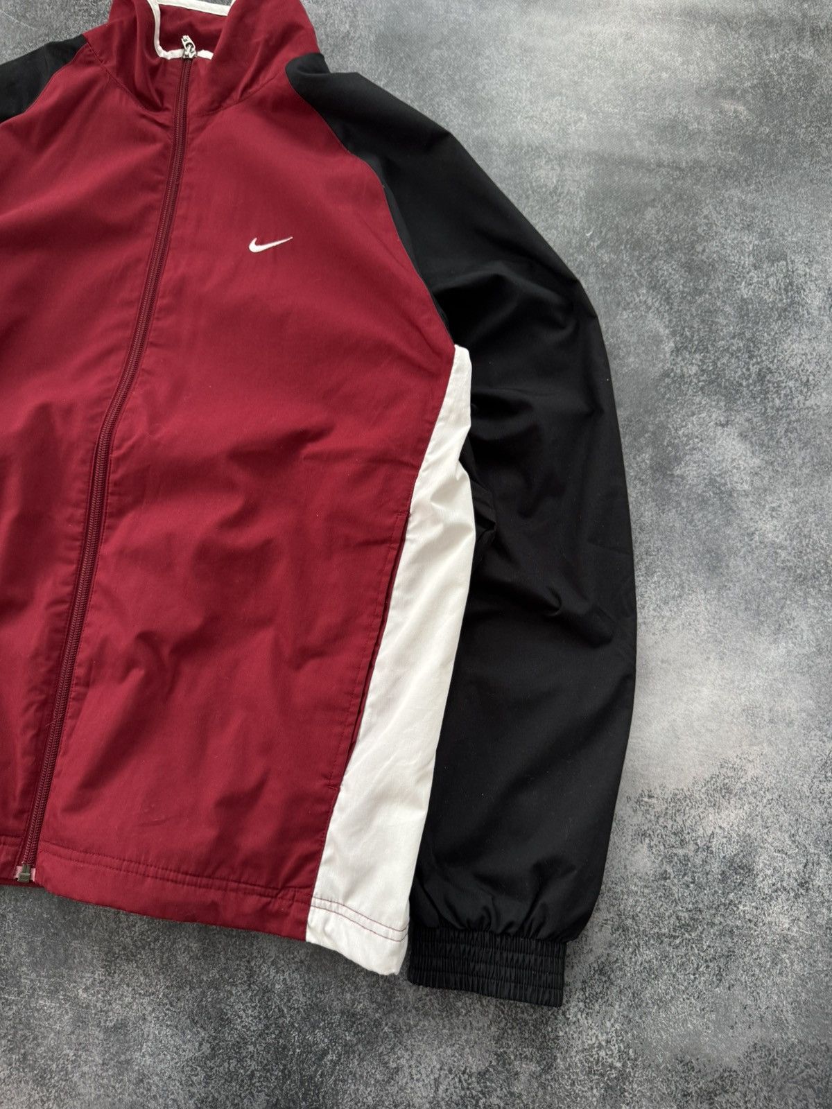 Nike Vintage Nike Track Jacket Swoosh Logo Y2K Drill 90s Size US M / EU 48-50 / 2 - 3 Thumbnail