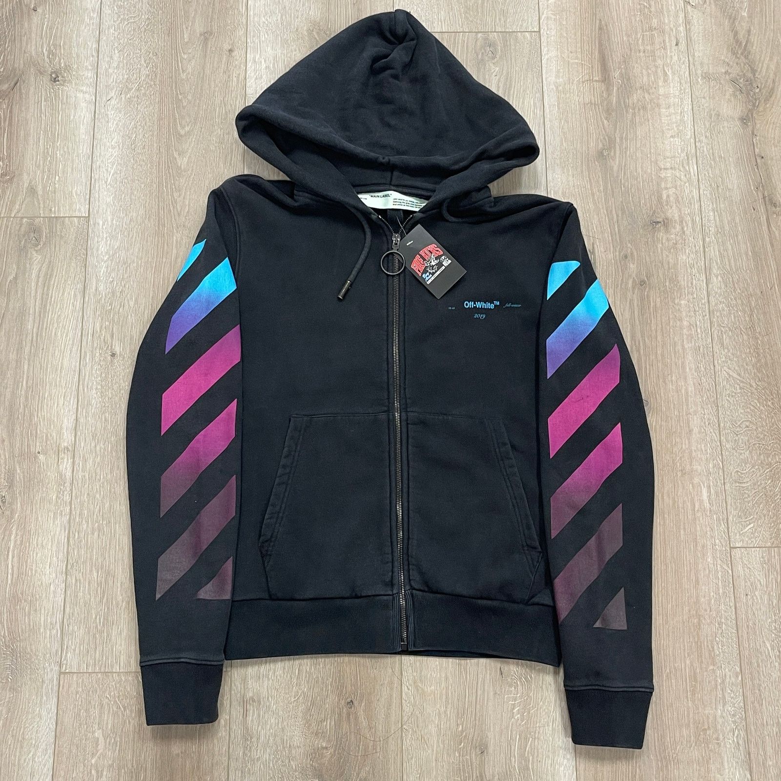 Gradient 2019 Off White Hoodie Off-White Multicolor Gradient Arrow