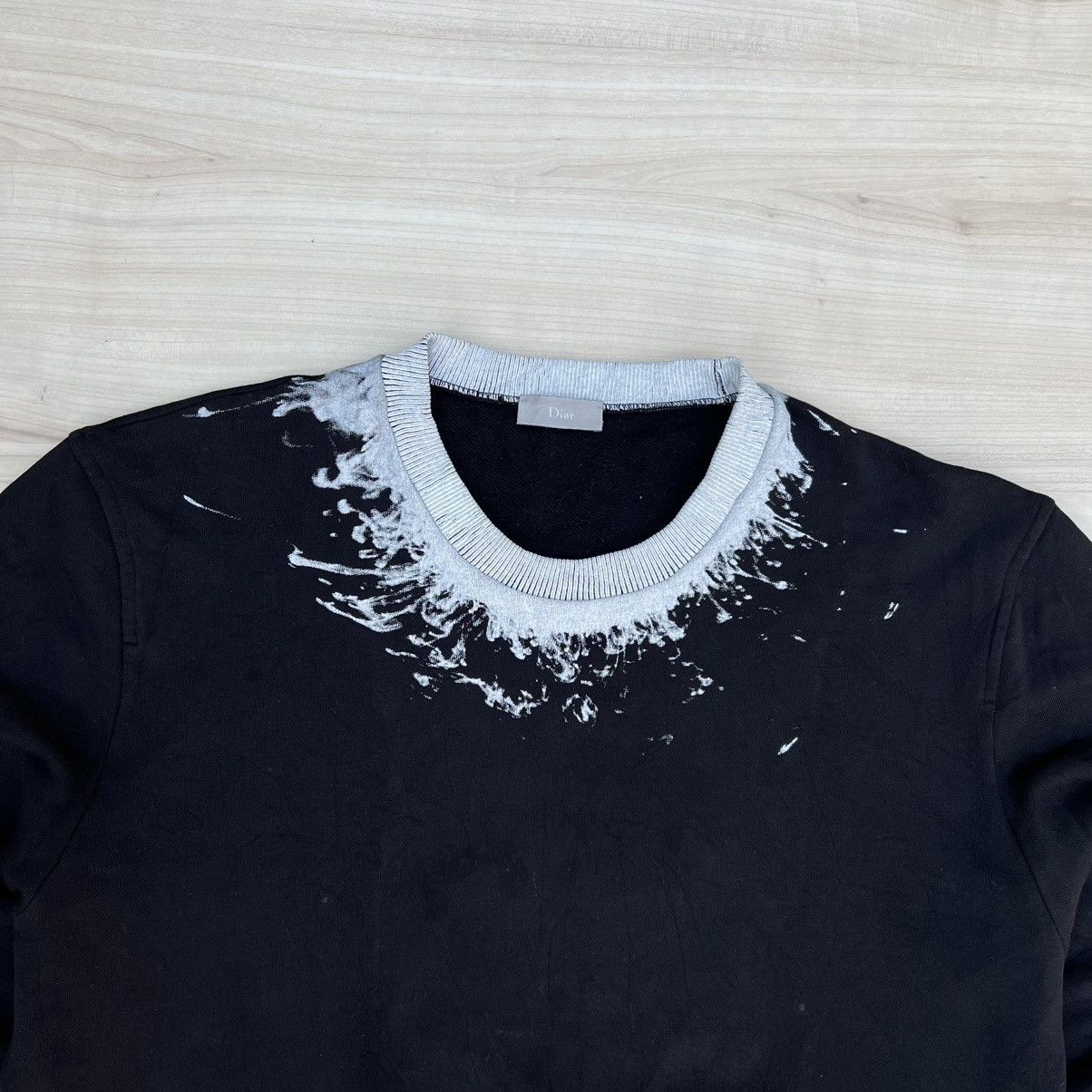 Dior Dior Homme painted crewneck sweatshirt. Size US L / EU 52-54 / 3 - 2 Thumbnail
