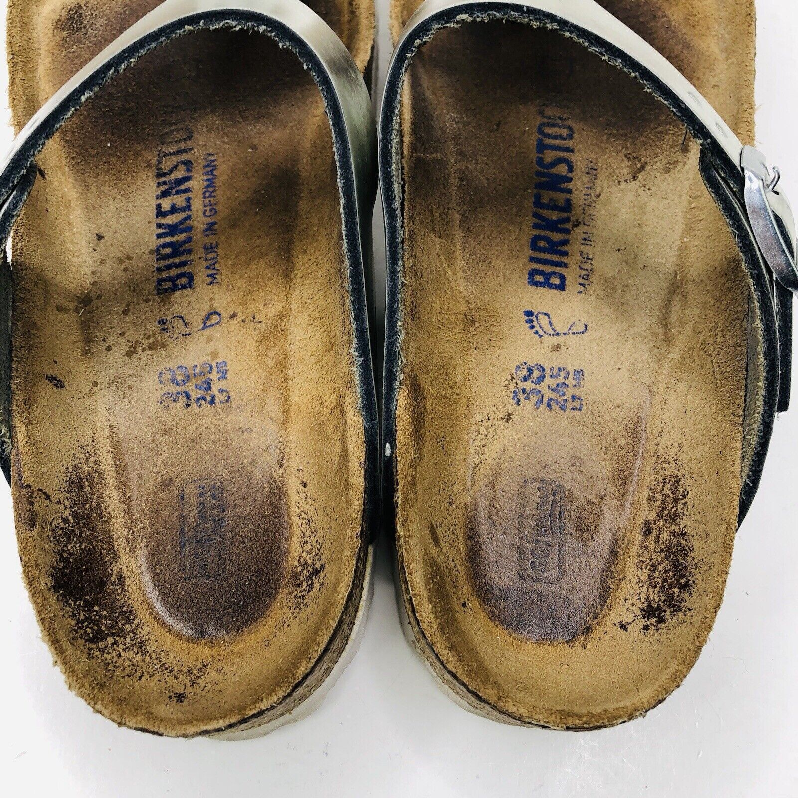 Birkenstock Birkenstock Women's Gizeh Thong Sandals Silver Size EU 38 Size US 7.5 / IT 37.5 - 4 Thumbnail