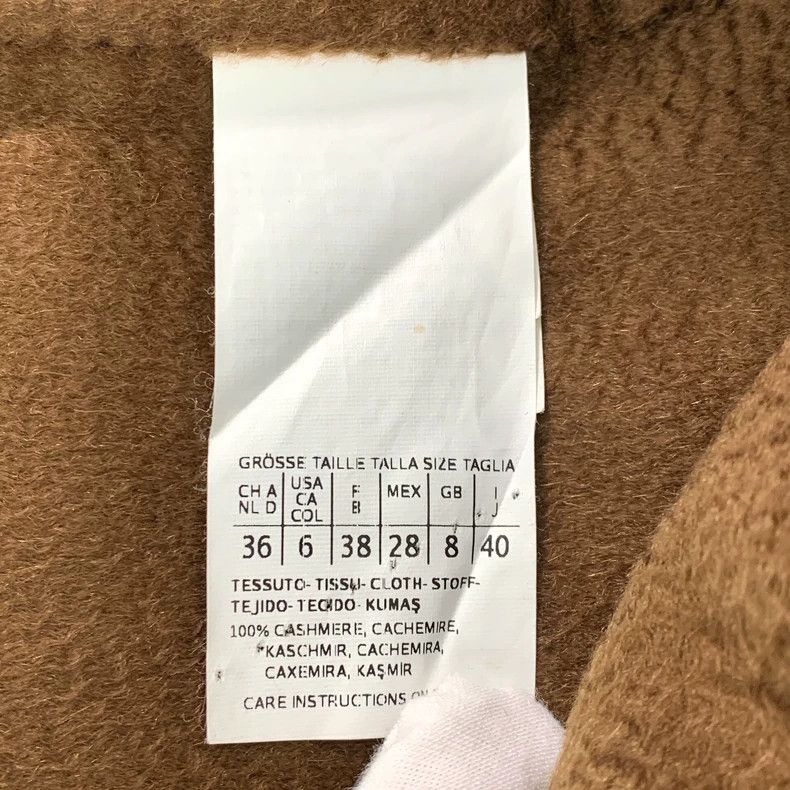 Max Mara Max Mara Caramel cashmere lapel double-breasted coat Size M / US 6-8 / IT 42-44 - 6 Thumbnail