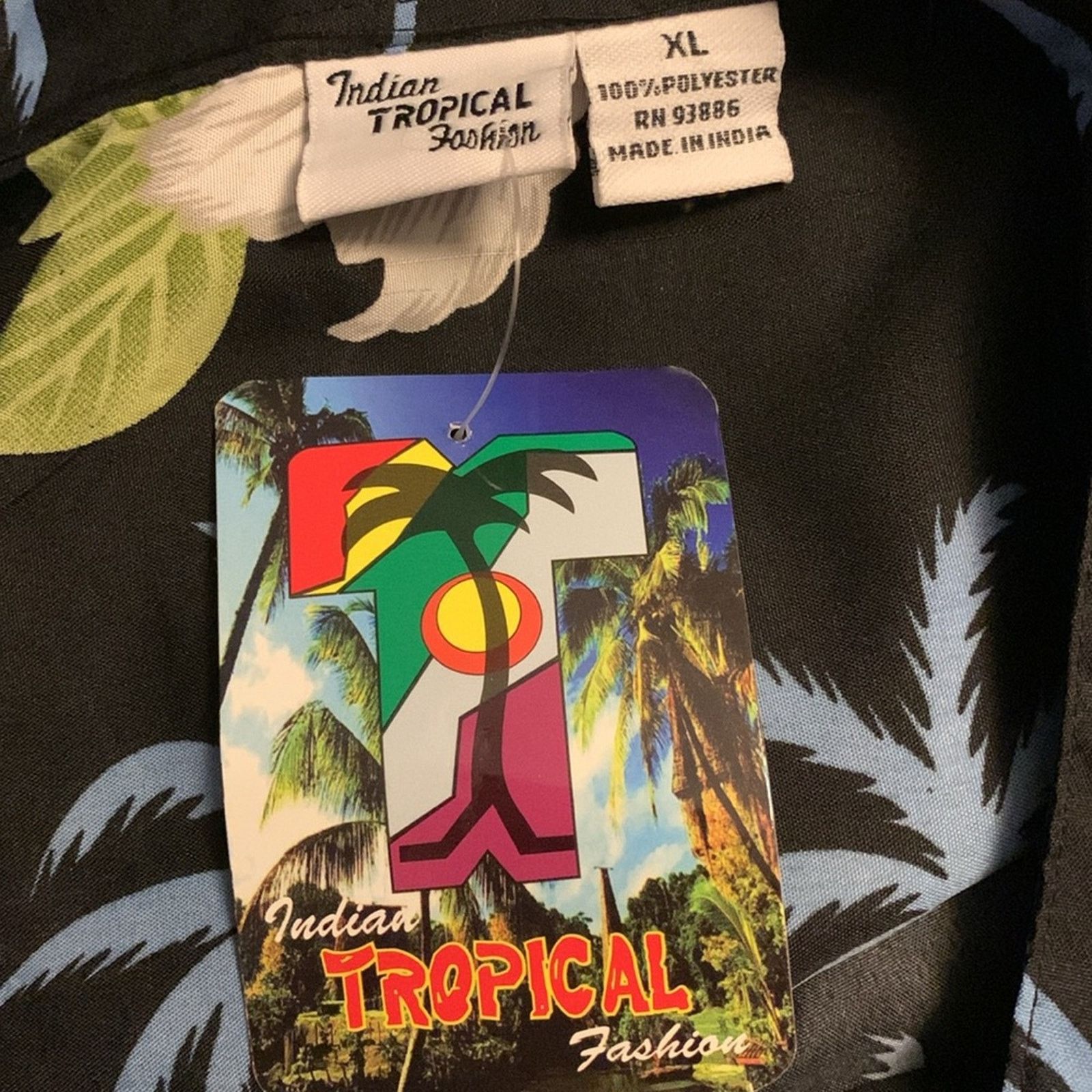 Other Indian Tropical Mens XL Shirt Hawaiian Print Lightweight NEW Size US XL / EU 56 / 4 - 4 Thumbnail
