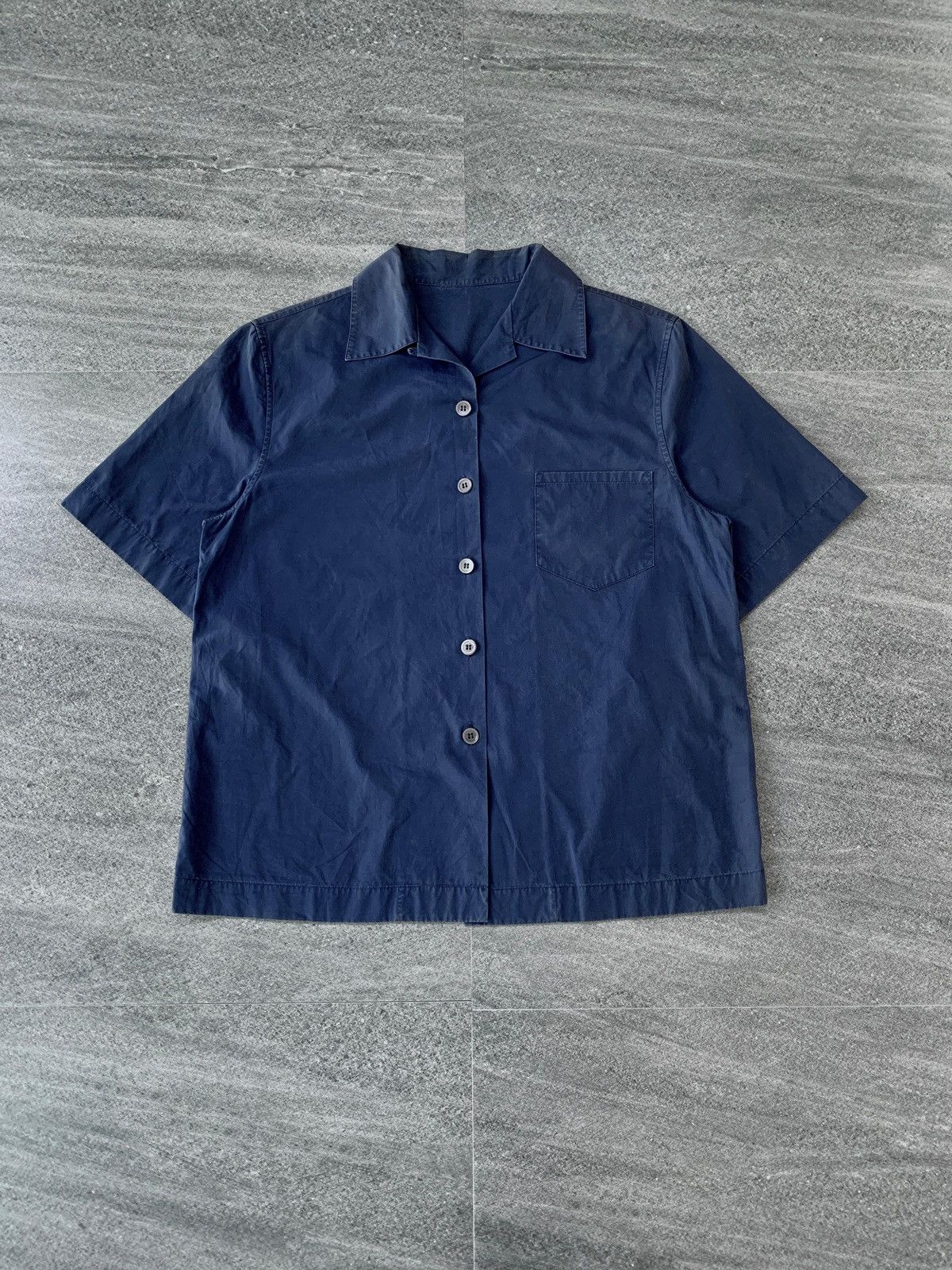 Prada Cropped Camp Collar SS Shirt Size US S / EU 44-46 / 1 - 2 Thumbnail
