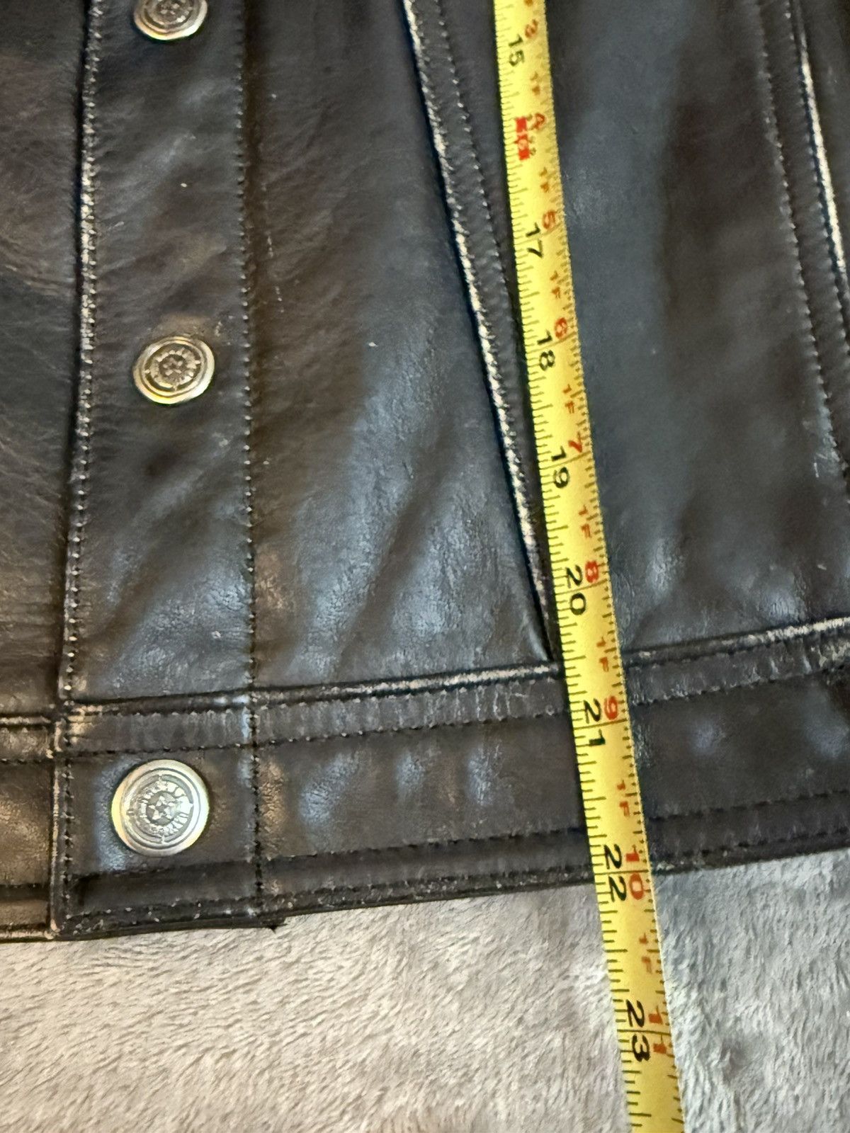 Harley Davidson Woman’s Harley Davidson Trucker/Motoclcle Jacket Blk Lg VTG Size L / US 10 / IT 46 - 21 Thumbnail