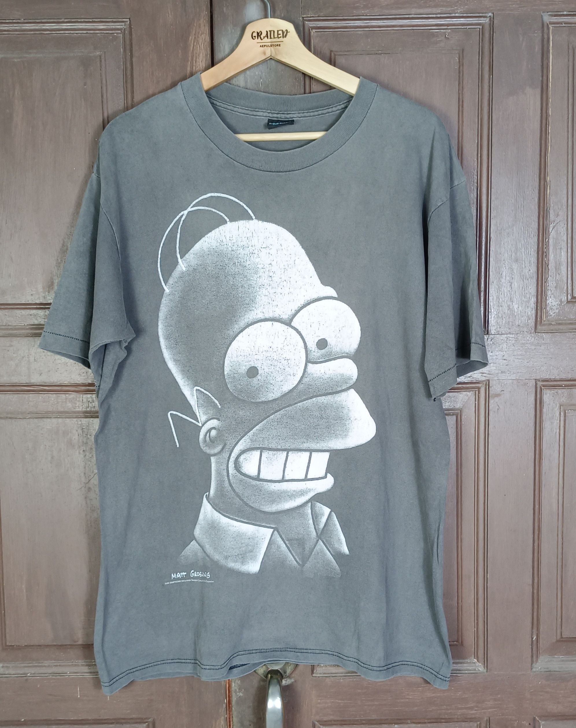 The Simpsons Vintage💥 Matt Gadening The Simpsons Size US L / EU 52-54 / 3 - 1 Thumbnail