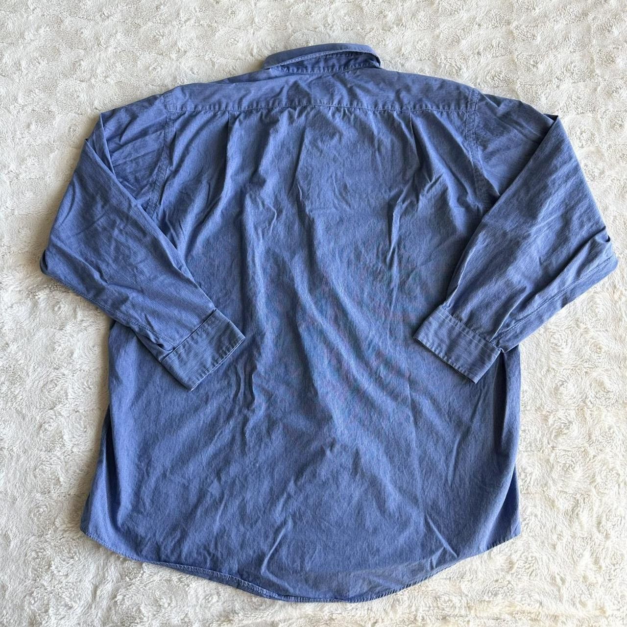 Brooks Brothers Vintage Brooks Brothers Shirt Mens 17-3 Blue Button 90s USA Size US XL / EU 56 / 4 - 3 Thumbnail