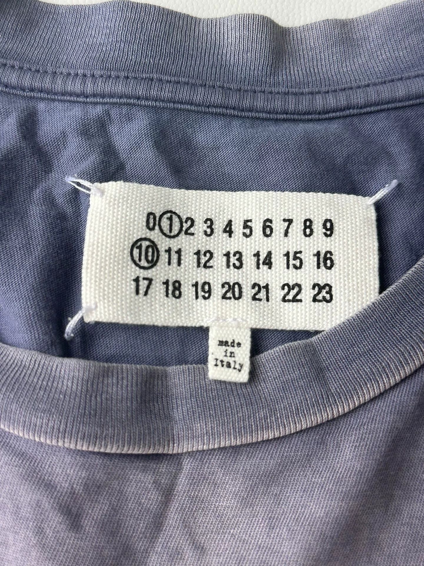 Maison Margiela Maison Margiela Washed Purple Slogan Tee Size US M / EU 48-50 / 2 - 3 Thumbnail