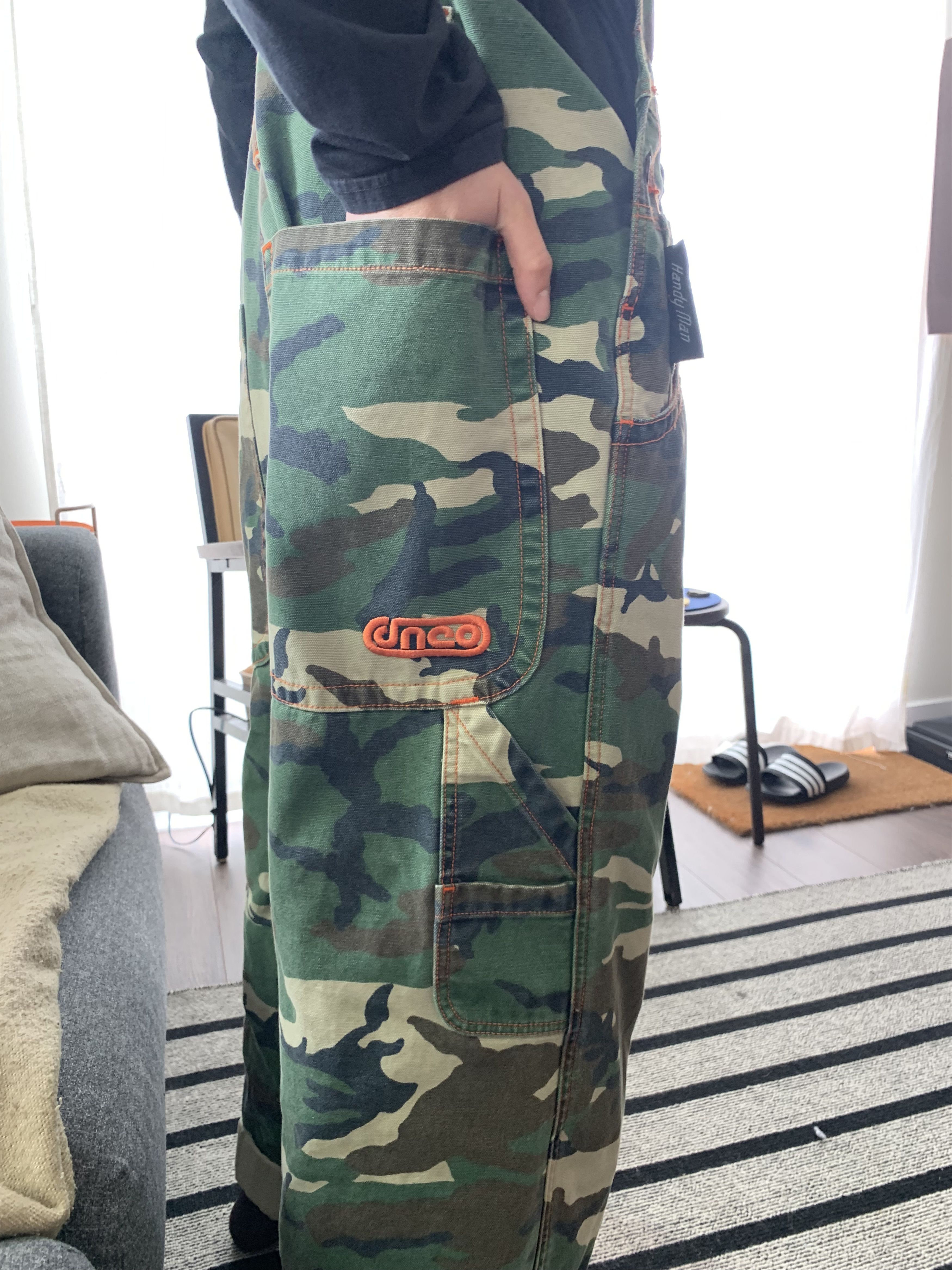 JNCO HandyMan Overall. Vintage Camouflage Size US 36 / EU 52 - 4 Thumbnail